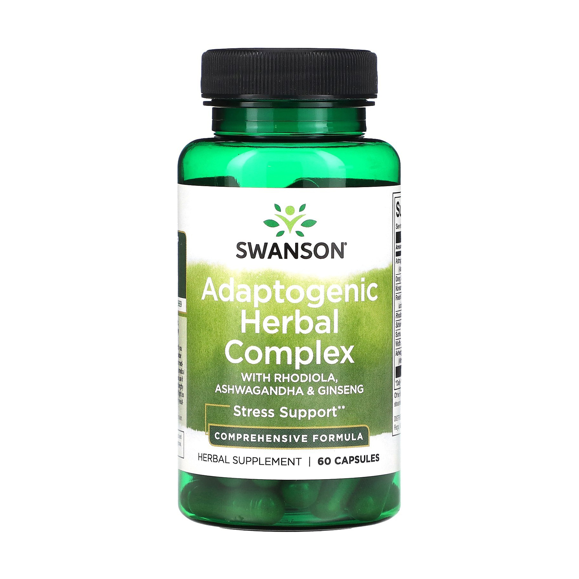 Адаптогенний трав'яний комплекс Swanson Adaptogenic Herbal Complex, 60 капсул