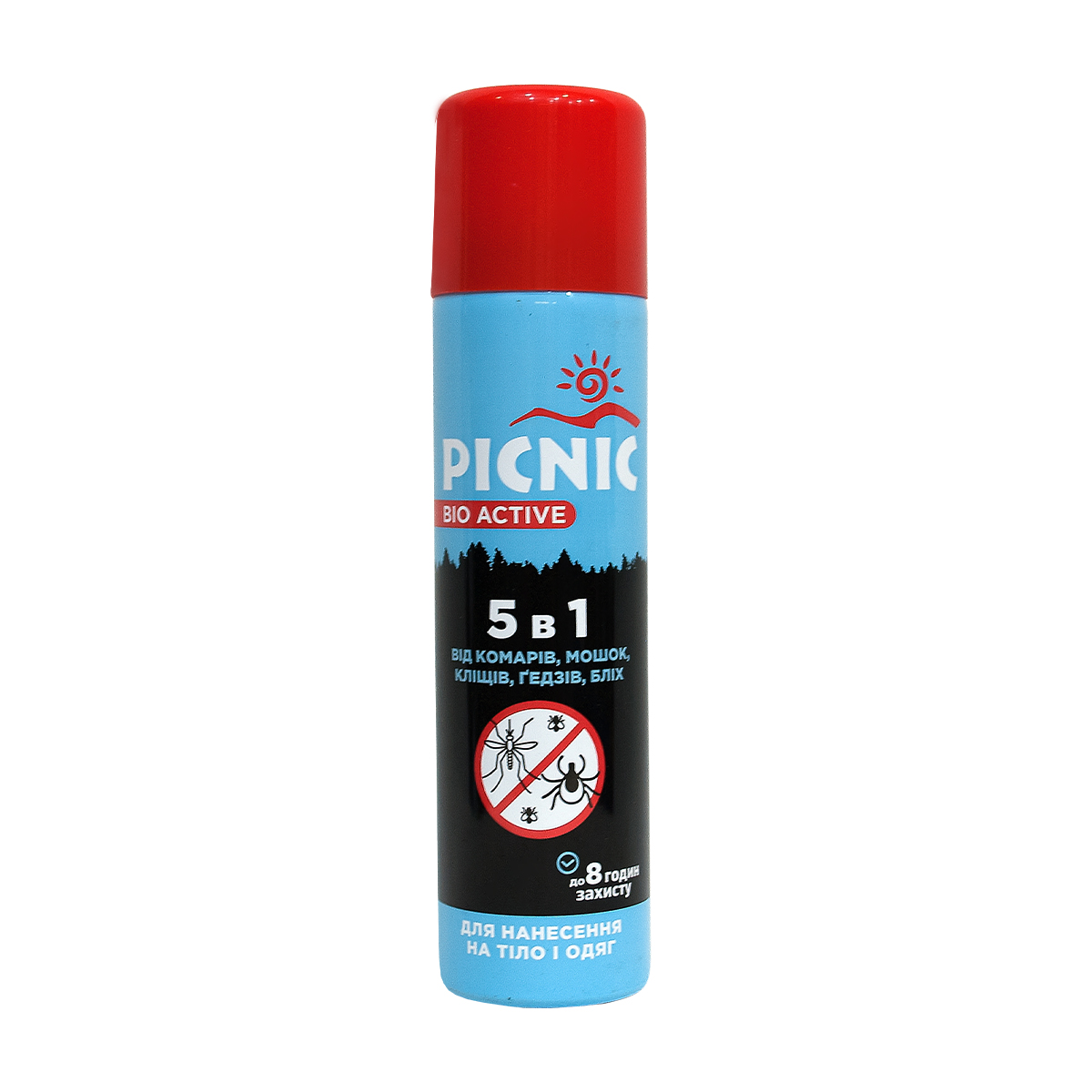 Аерозоль Picnic® Bio Active від комарів, кліщів, сліпнів, 125 мл