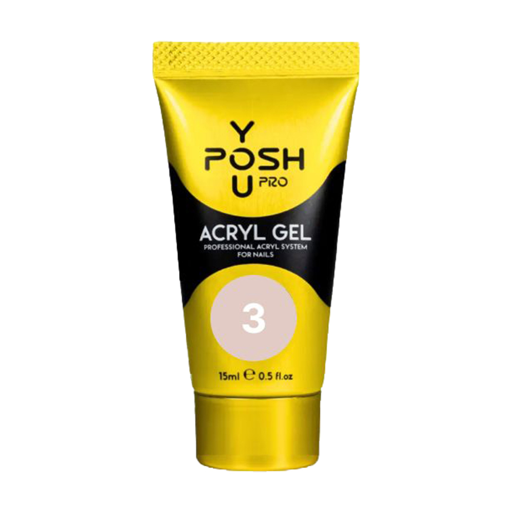 Акрил-гель для нігтів You Posh Acryl Gel 03 Світлий персиковий, 15 мл
