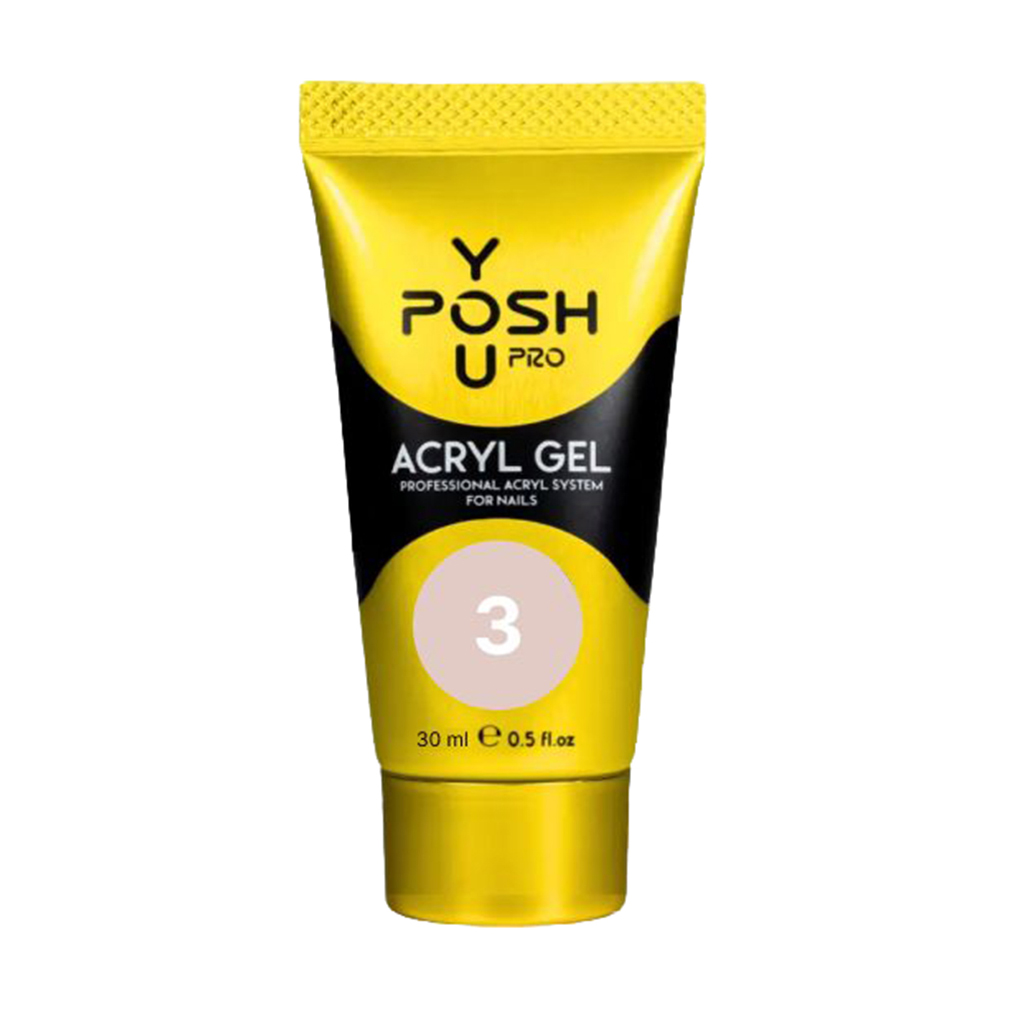 Акрил-гель для нігтів You Posh Acryl Gel 03 Світлий персиковий, 30 мл