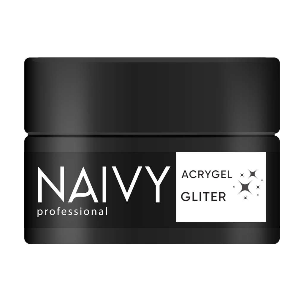 Акриловий гель для нігтів Naivy Professional Gliter 05 Plum Tart, 30 мл