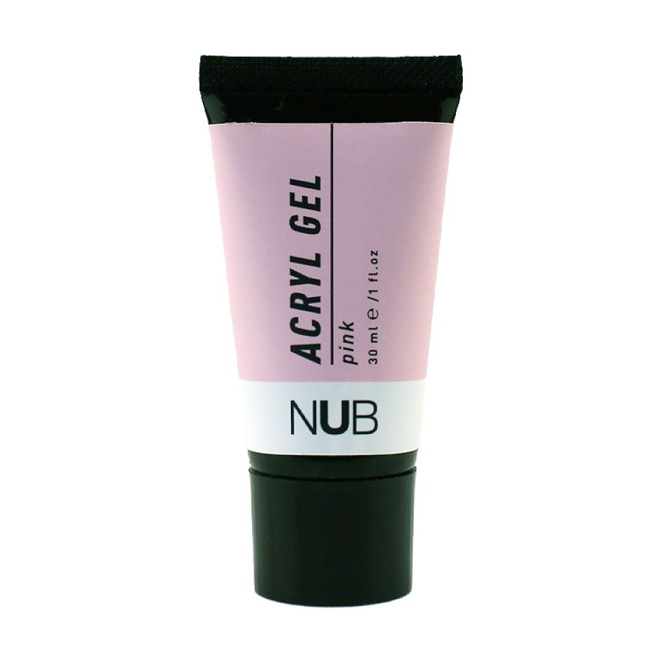 Акриловий гель для нігтів NUB Acryl Gel 02 Pink, 30 мл