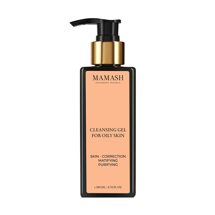 Активний гель для вмивання Mamash Cleansing Gel для жирної шкіри, 200 мл