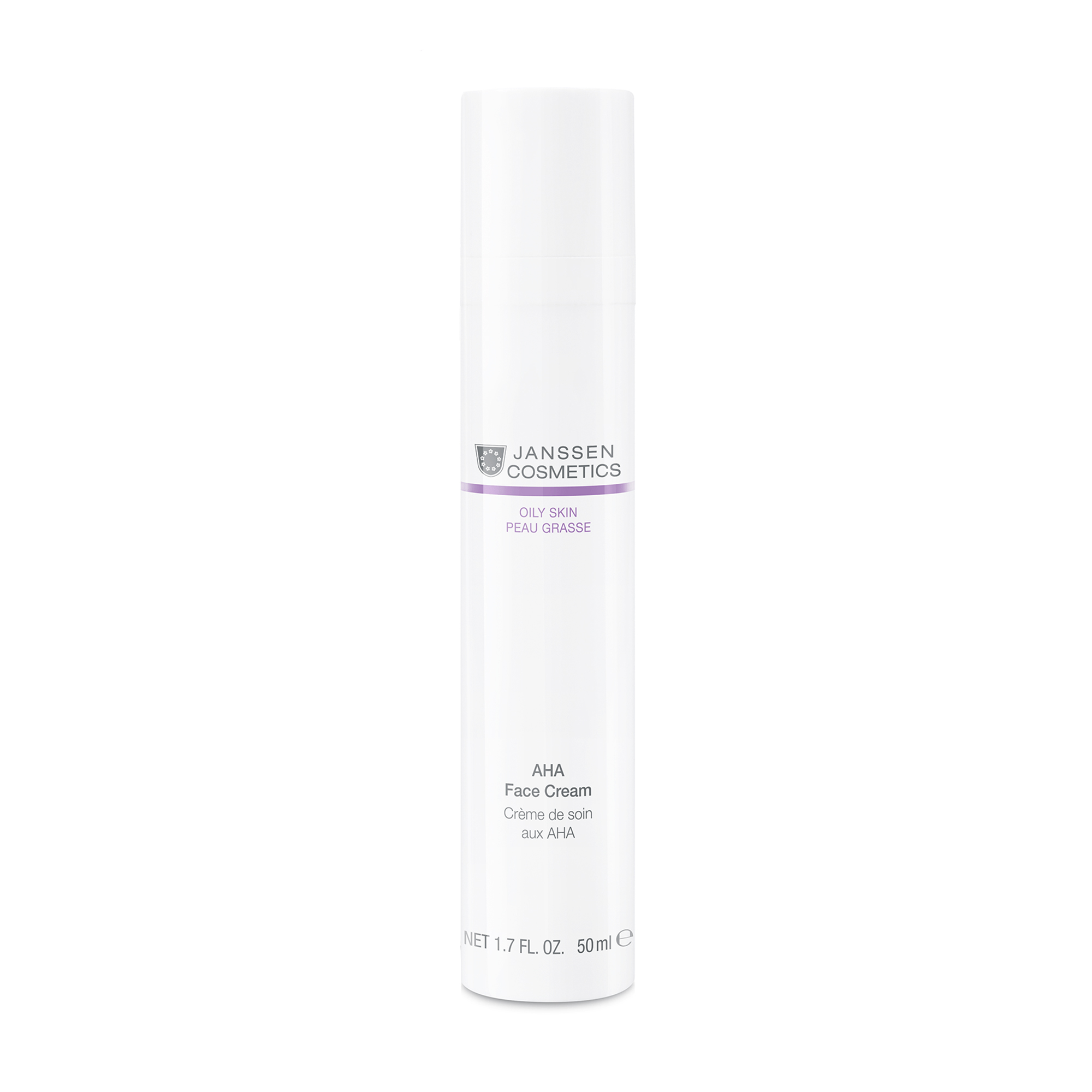 Активний крем для обличчя Janssen Cosmetics AHA Face Cream з фруктовими кислотами, для жирної шкіри, 50 мл