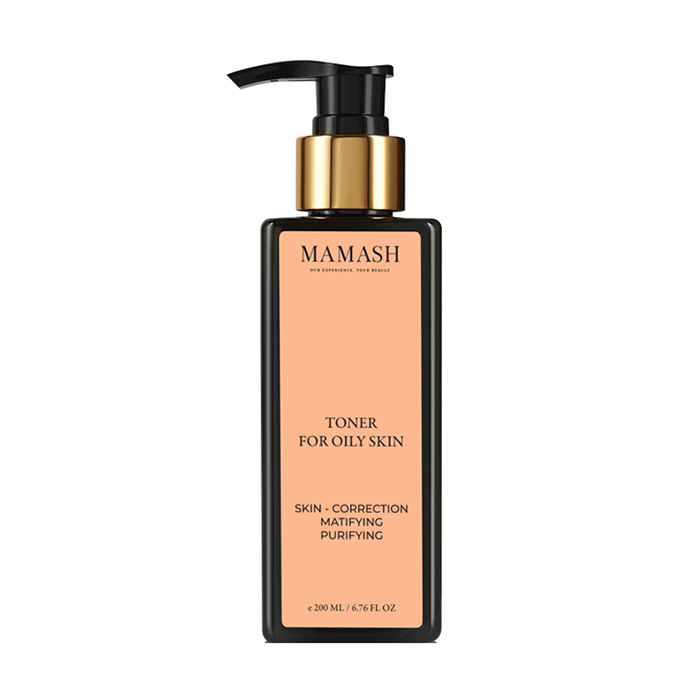 Активний тонік для обличчя Mamash Toner для жирної шкіри, 200 мл