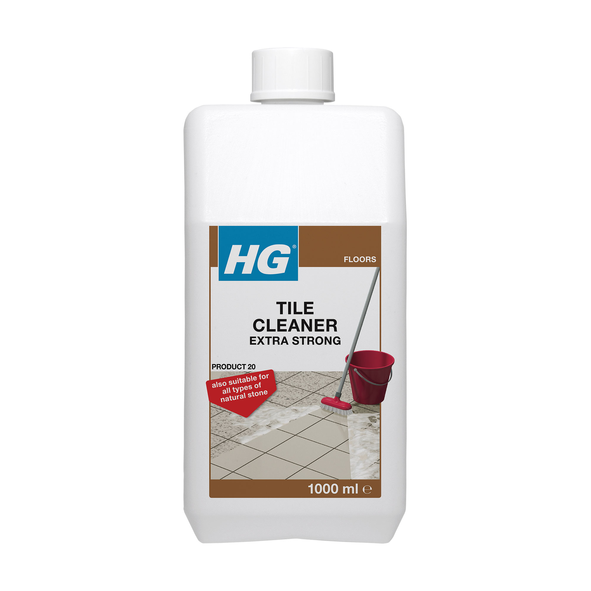 Активний засіб для миття підлогової плитки  HG Tile Cleaner, 1 л