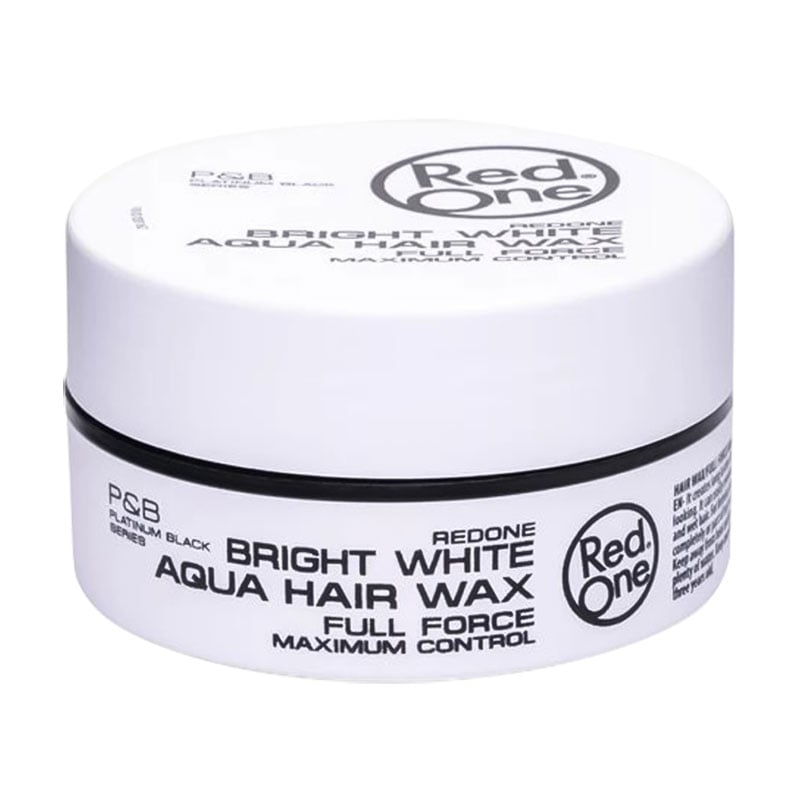 Аквавіск для укладання волосся Red One Aqua Hair Wax Bright White Ультрасильна фіксація, 150 мл