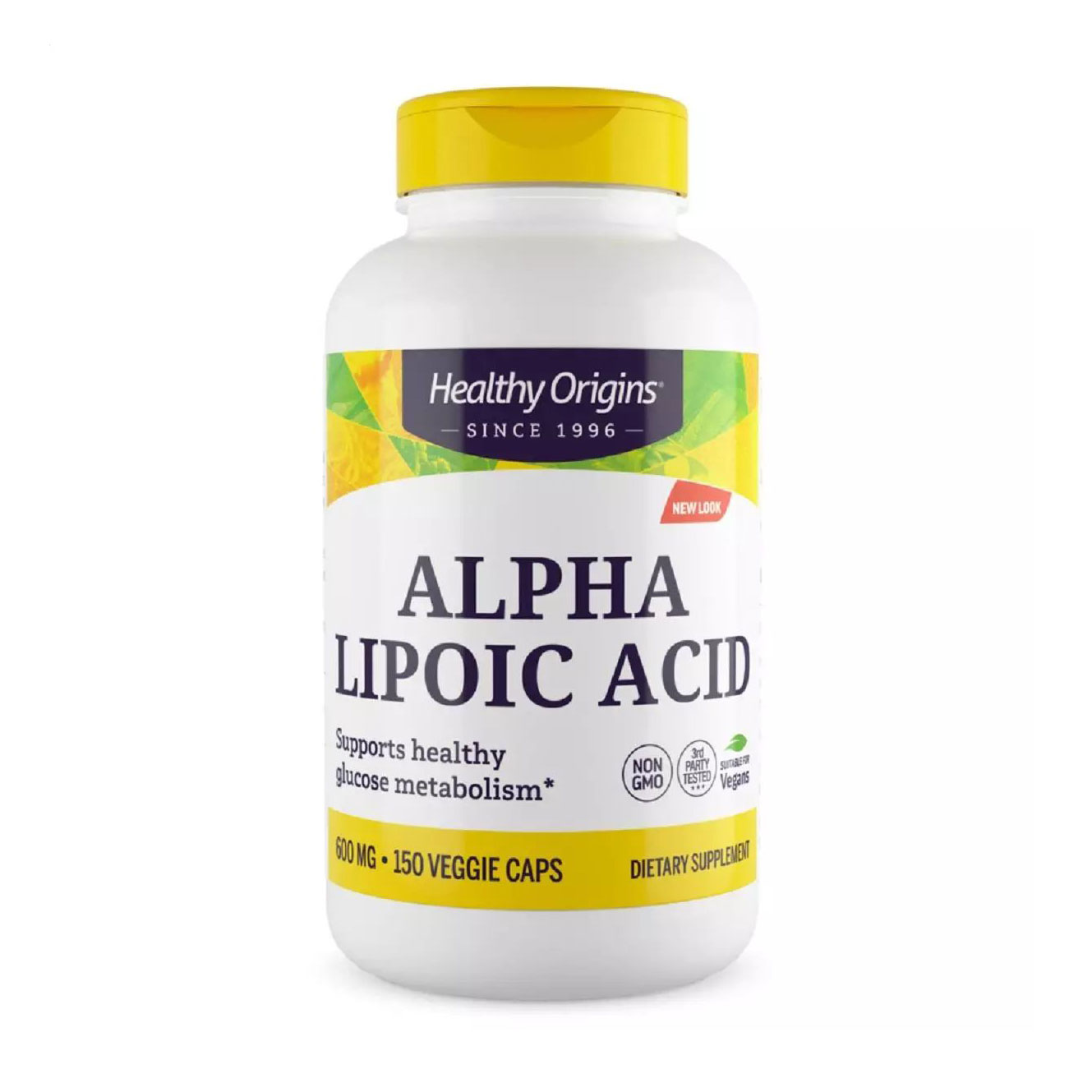 Альфа-ліпоєва кислота Healthy Origins Alpha Lipoic Acid 600 мг, 150 капсул
