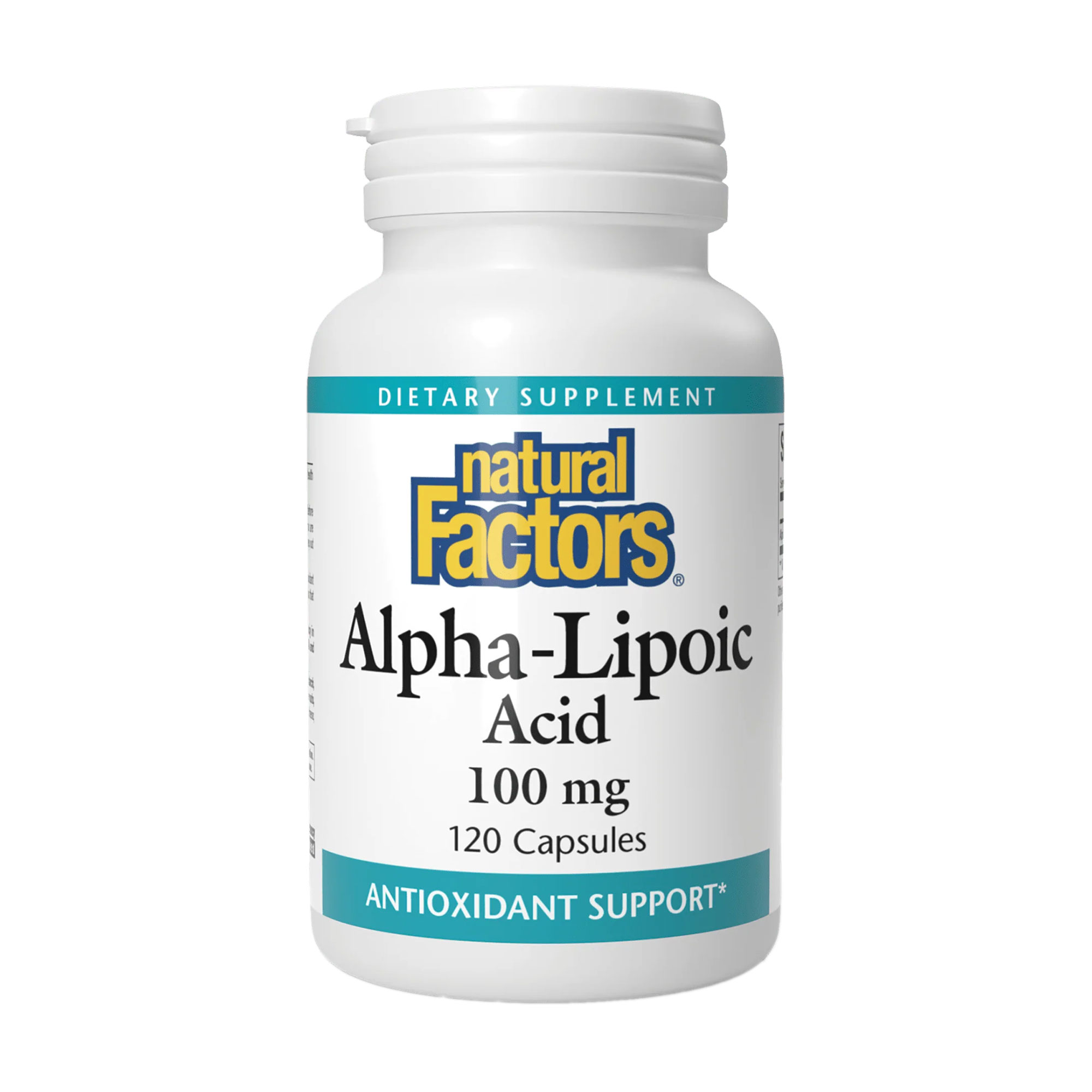Альфа-ліпоєва кислота Natural Factors Alpha-Lipoic Acid 100 мг, 120 капсул
