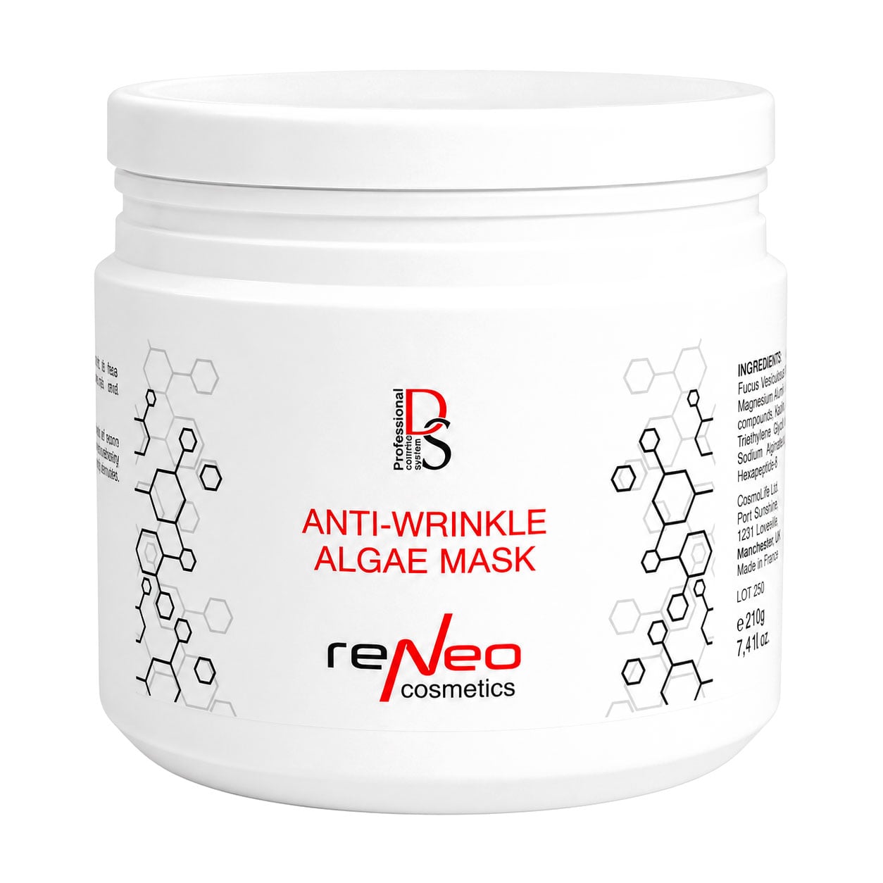 Альгінатна маска для обличчя Derma Series Anti-Wrinkle Algae Mask проти зморщок, 210 г