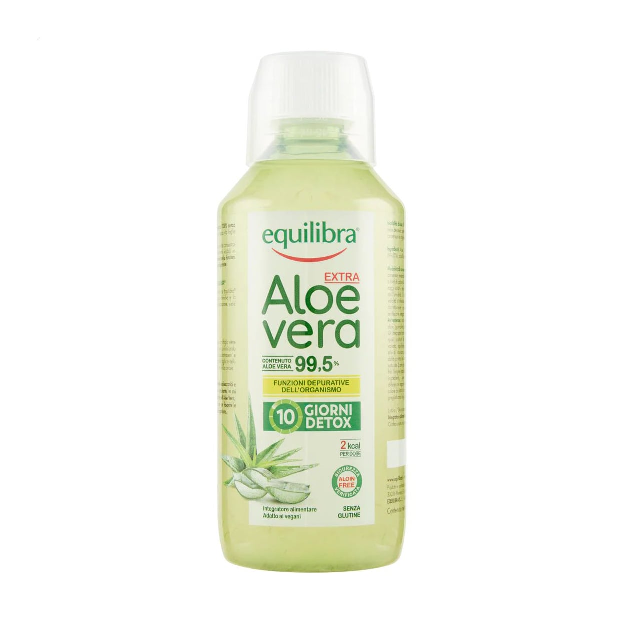 Алое вера equilibra Aloe Vera Extra 99.5% в рідині, 500 мл