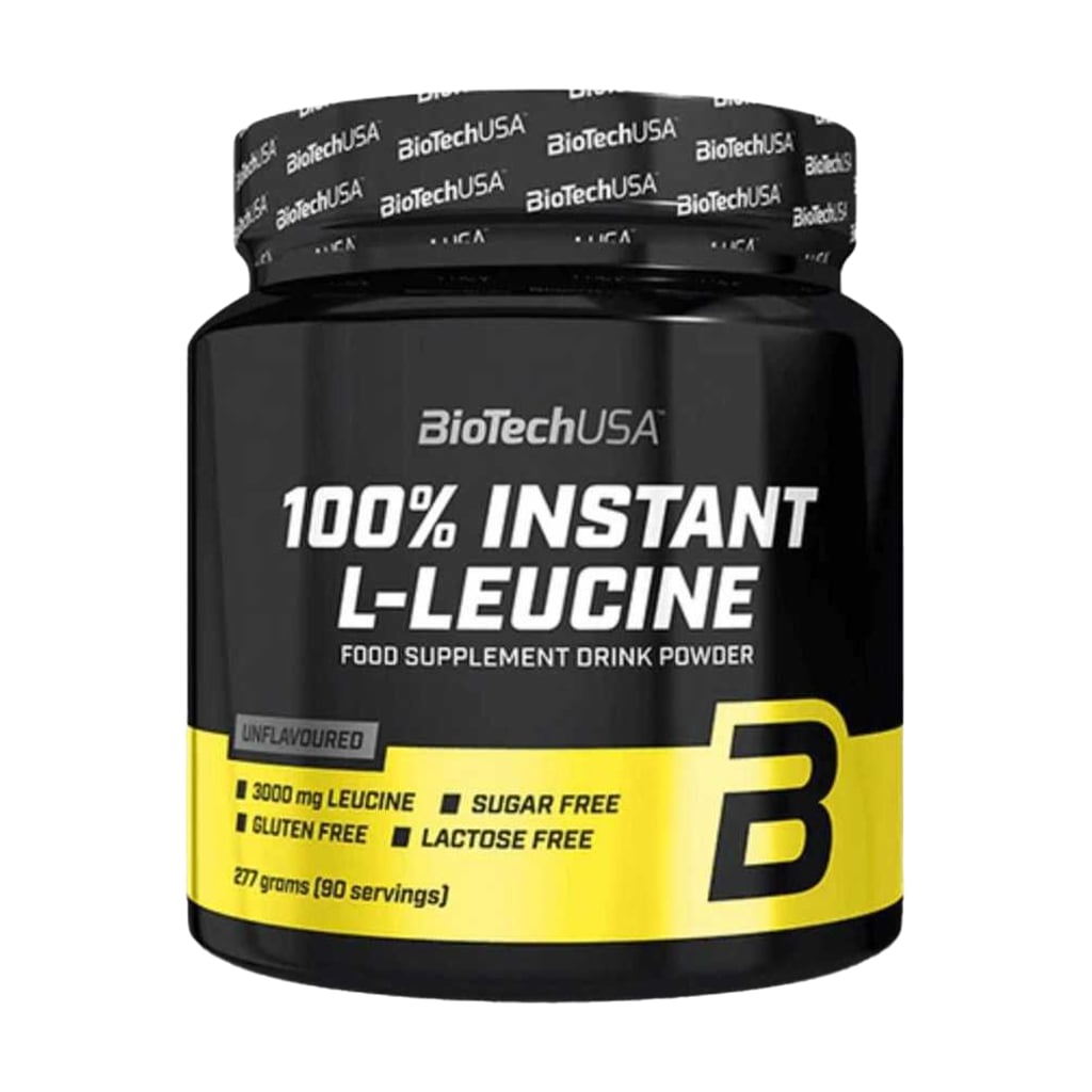 Амiнoкиcлоти BioTechUSA 100% Instant L-Leucine Без смаку, в порошку, 277 г