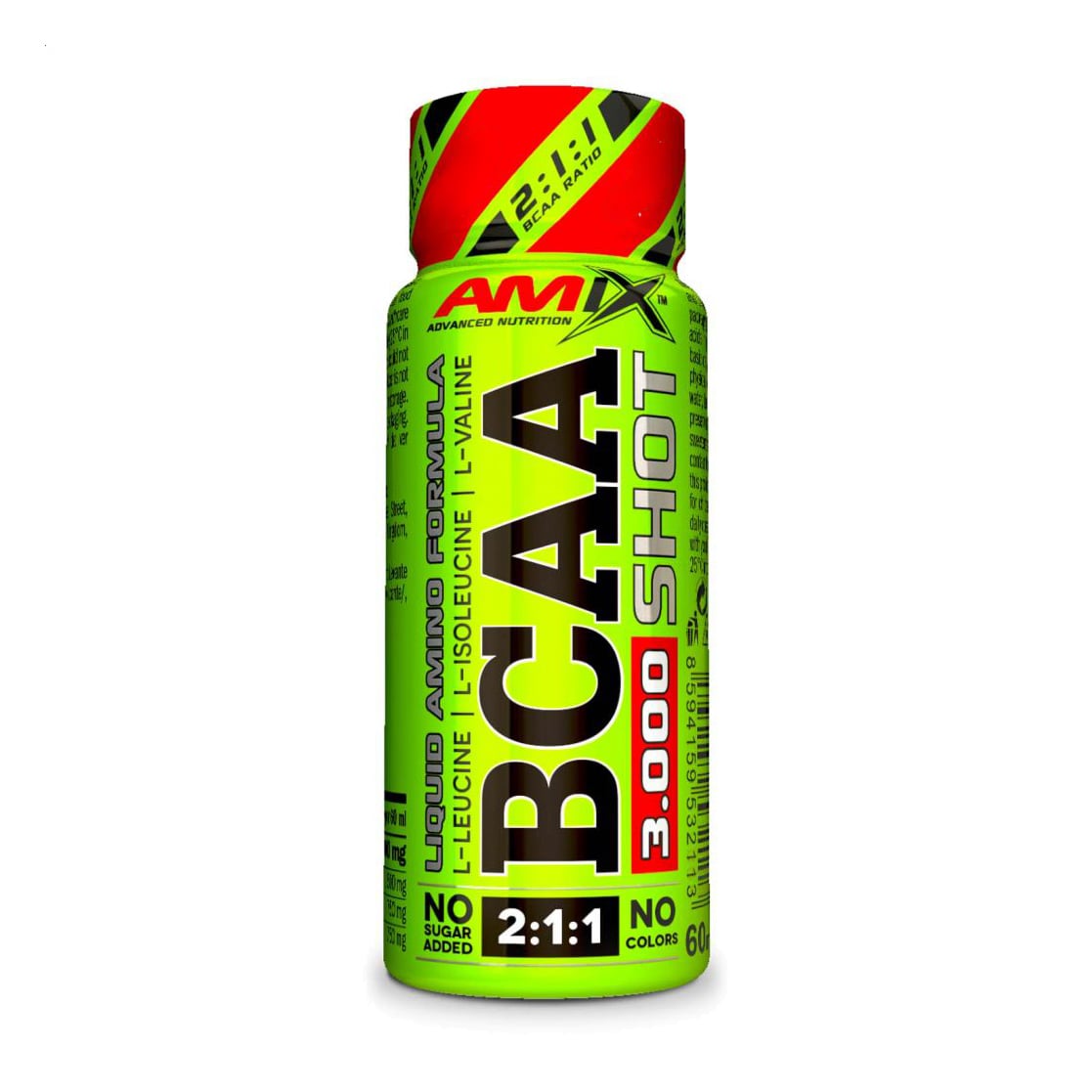 Амінокислоти Amix Nutrition BCAA 3000 Shot 2:1:1 Лісові фрукти, 60 мл