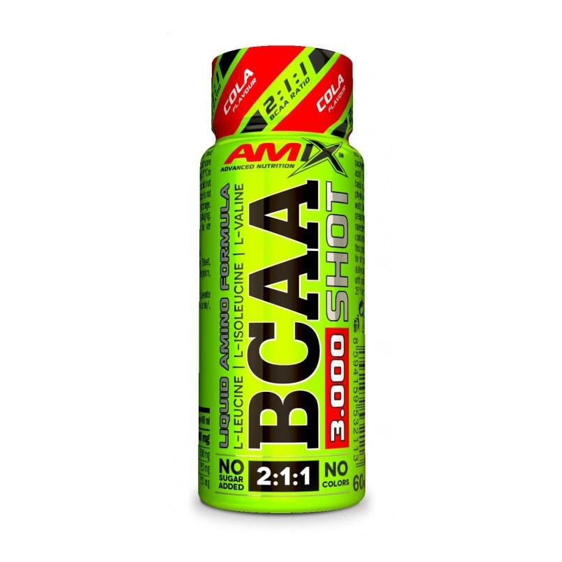 Амінокислоти BCAA 3000 Shot Кола, в рідині, 60 мл