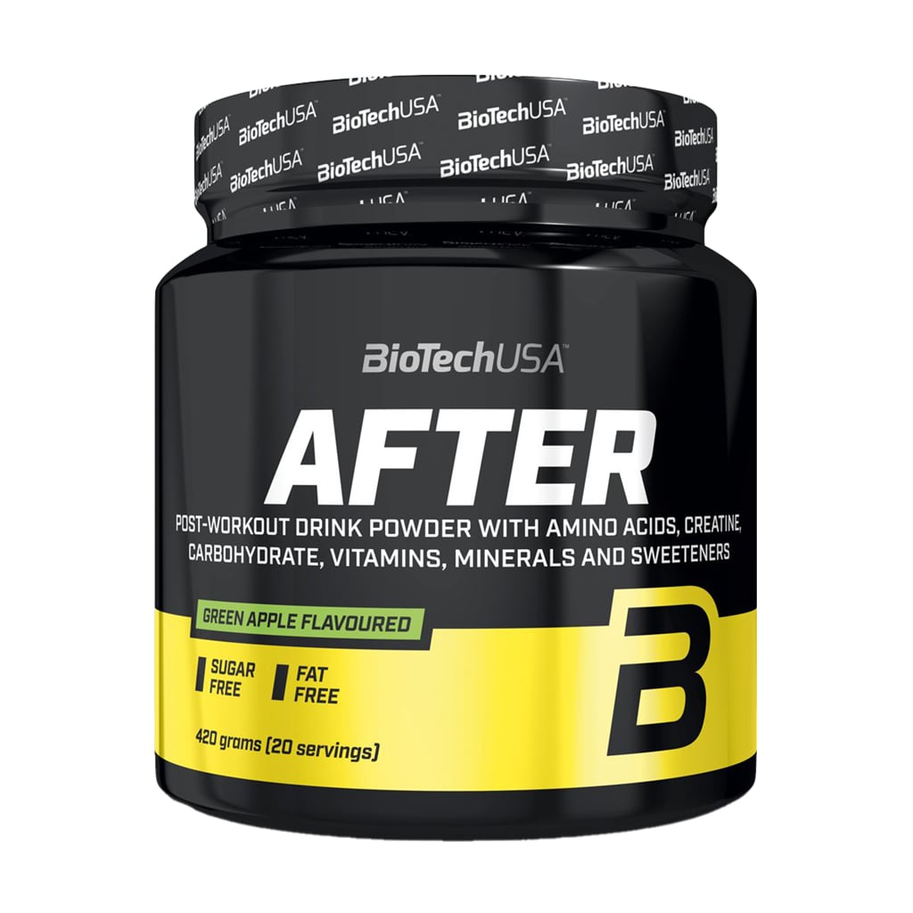 Амінокислоти BioTechUSA After Зелене яблуко, в порошку, 420 г