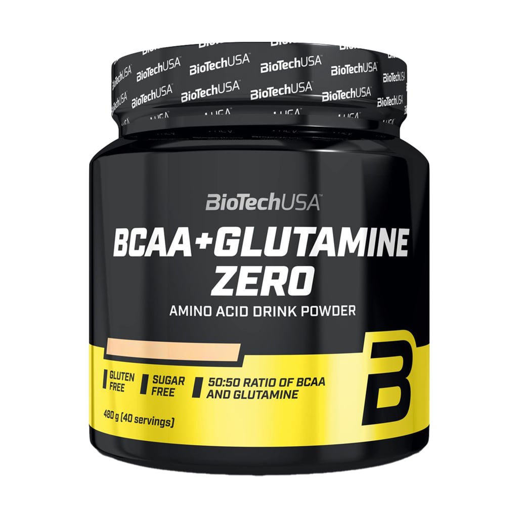 Амінокислоти BioTechUSA BCAA + Glutamine Zero Апельсин, в порошку, 480 г