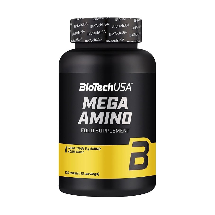 Амінокислоти BioTechUSA Mega Amino, 100 таблеток