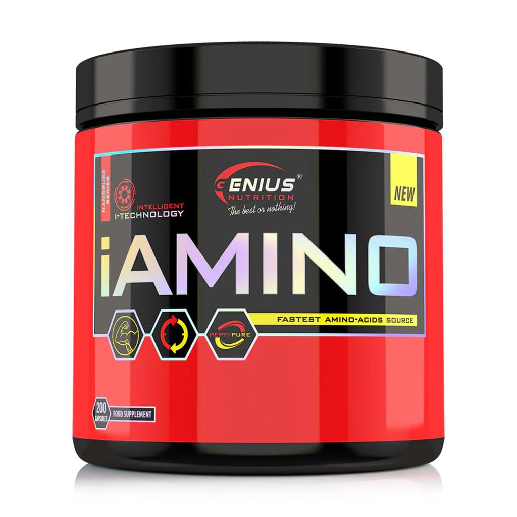 Амінокислоти Genius Nutrition iAmino, 200 капсул