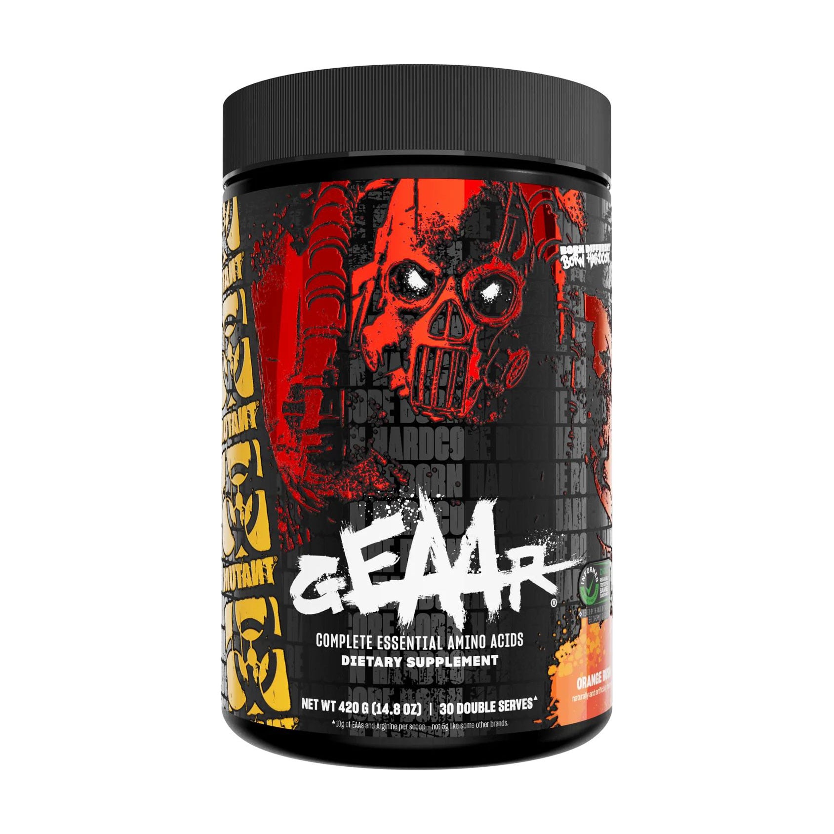 Амінокислоти Mutant GEAAR Orange Rush, в порошку, 420 г