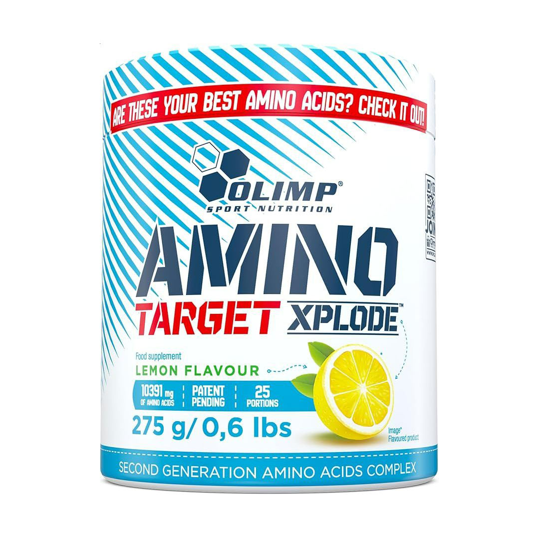 Амінокислоти Olimp Sport Nutrition Amino Target Xplode Лимон, в порошку, 275 г