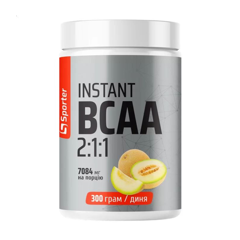 Амінокислоти Sporter BCAA Instant 2:1:1 Диня, в порошку, 300 г