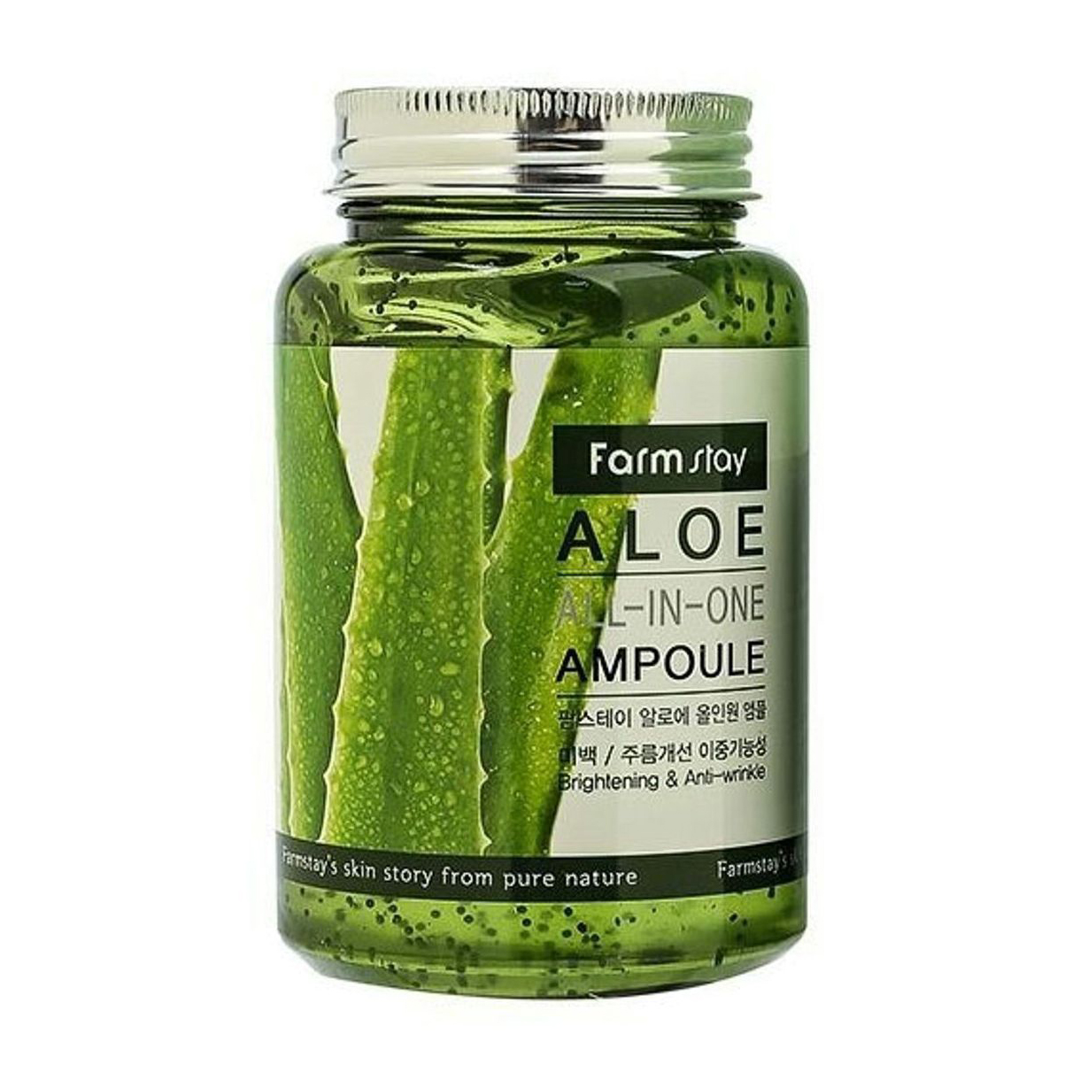 Ампульна сироватка для обличчя FarmStay Aloe All-In-One Ampoule з екстрактом алое, 250 мл