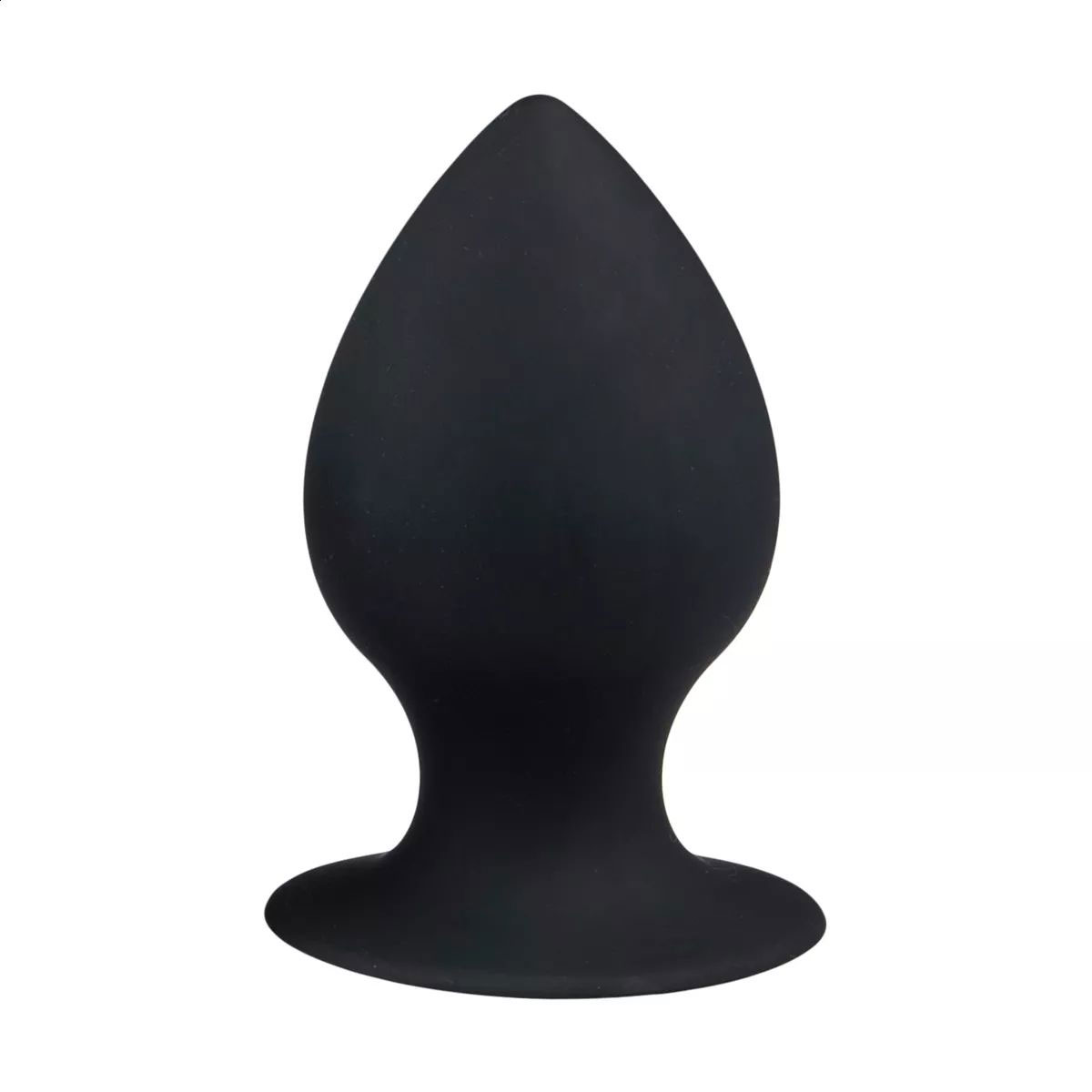Анальна пробка EasyToys Round Butt Plug чорна, 1 шт