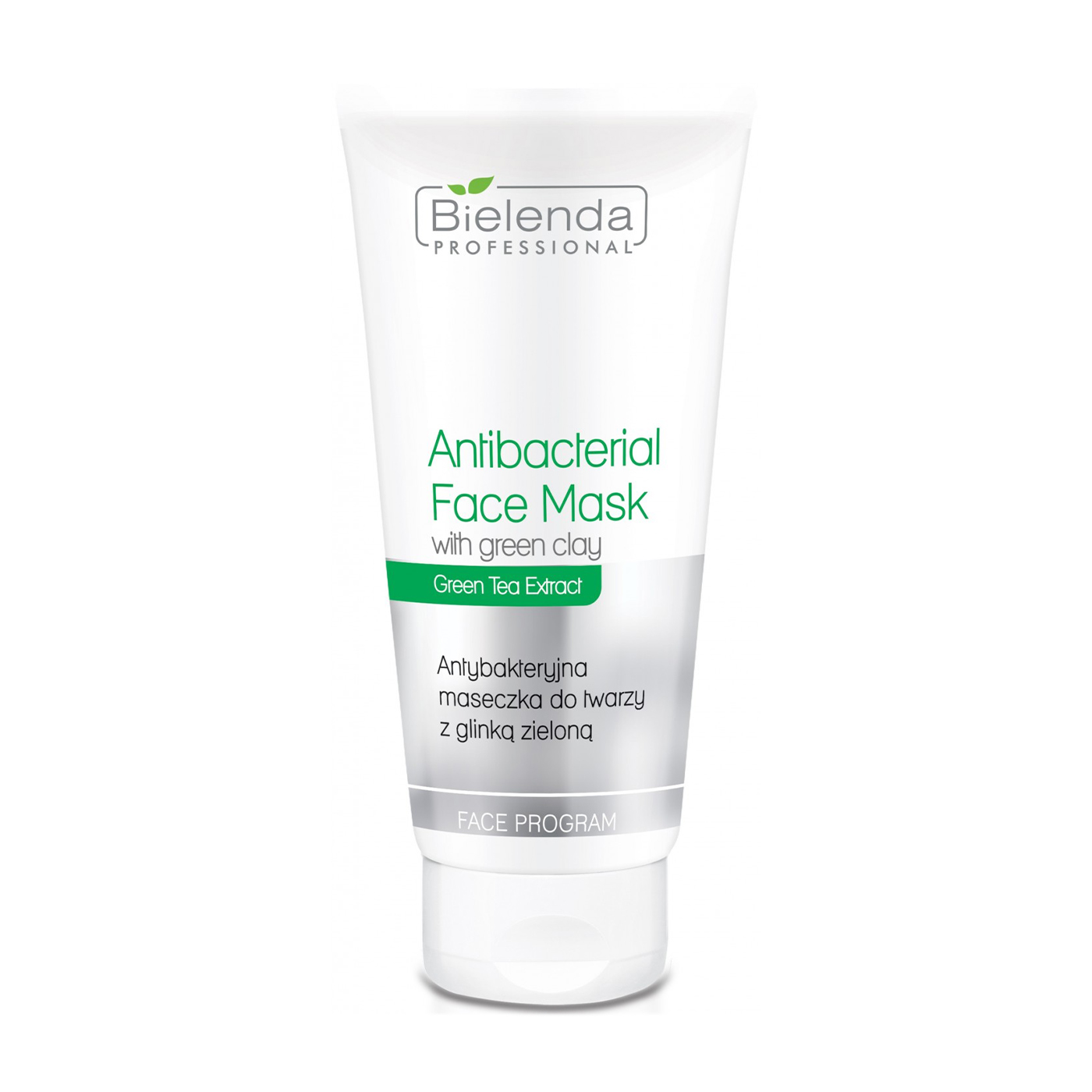 Антибактеріальна маска для обличчя Bielenda Professional Face Program Antibacterial Face Mask With Green Clay з зеленою глиною, 150 г