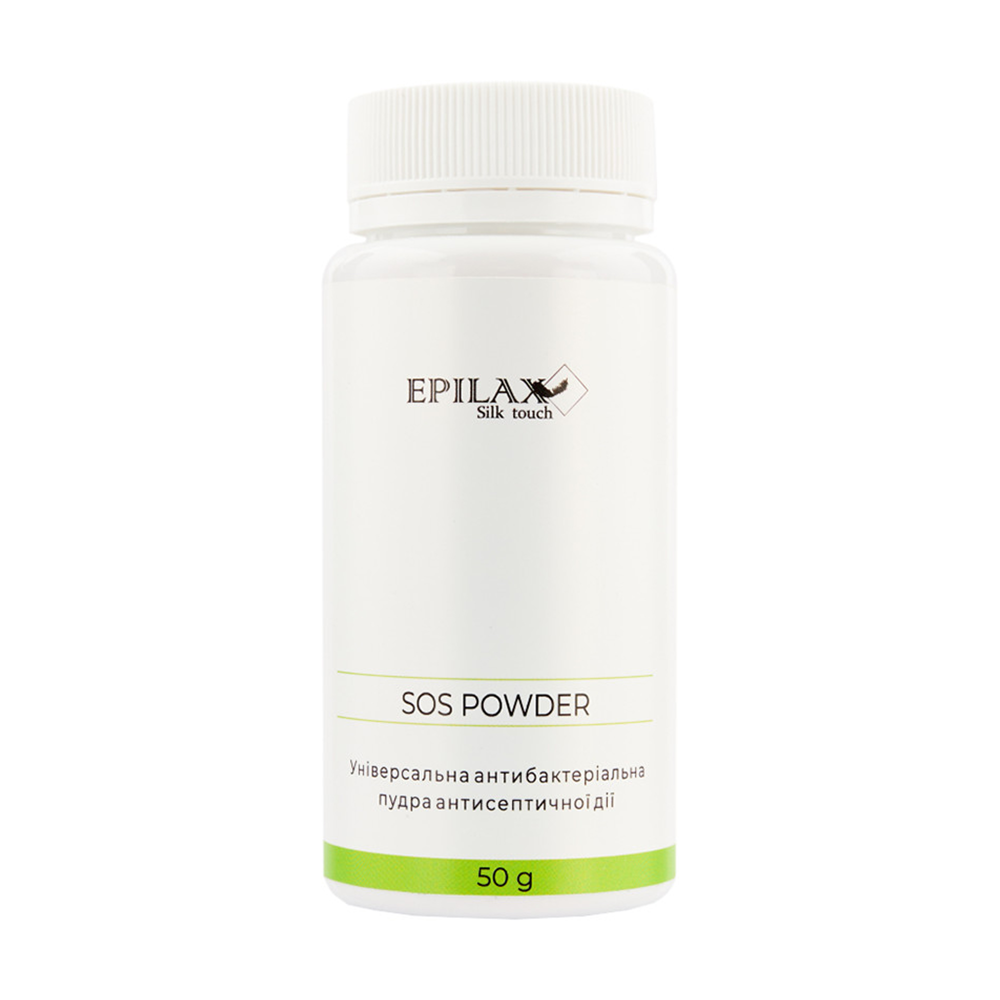 Антибактеріальна пудра для обличчя та тіла Epilax Silk Touch SOS Powder антисептичної дії, 50 г