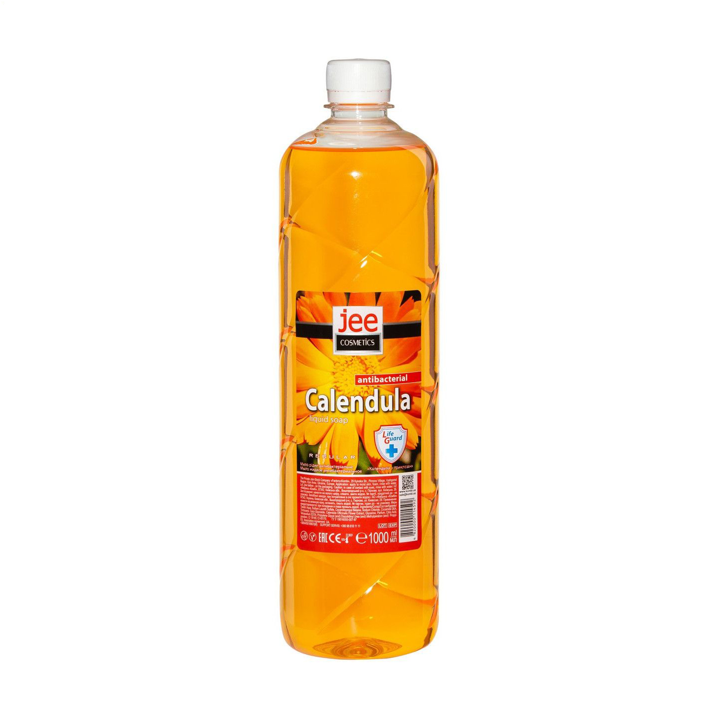 Антибактеріальне мило рідке Jee Cosmetics Calendula Календула, 1 л