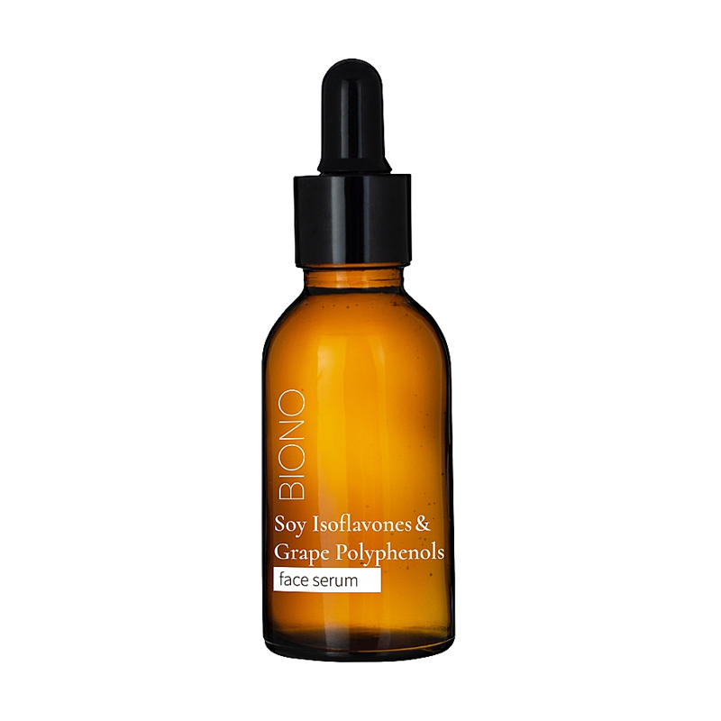 Антиоксидантна сироватка для обличчя Biono Soy Isoflavones &amp; Grape Polyphenols Face Serum, 30 мл