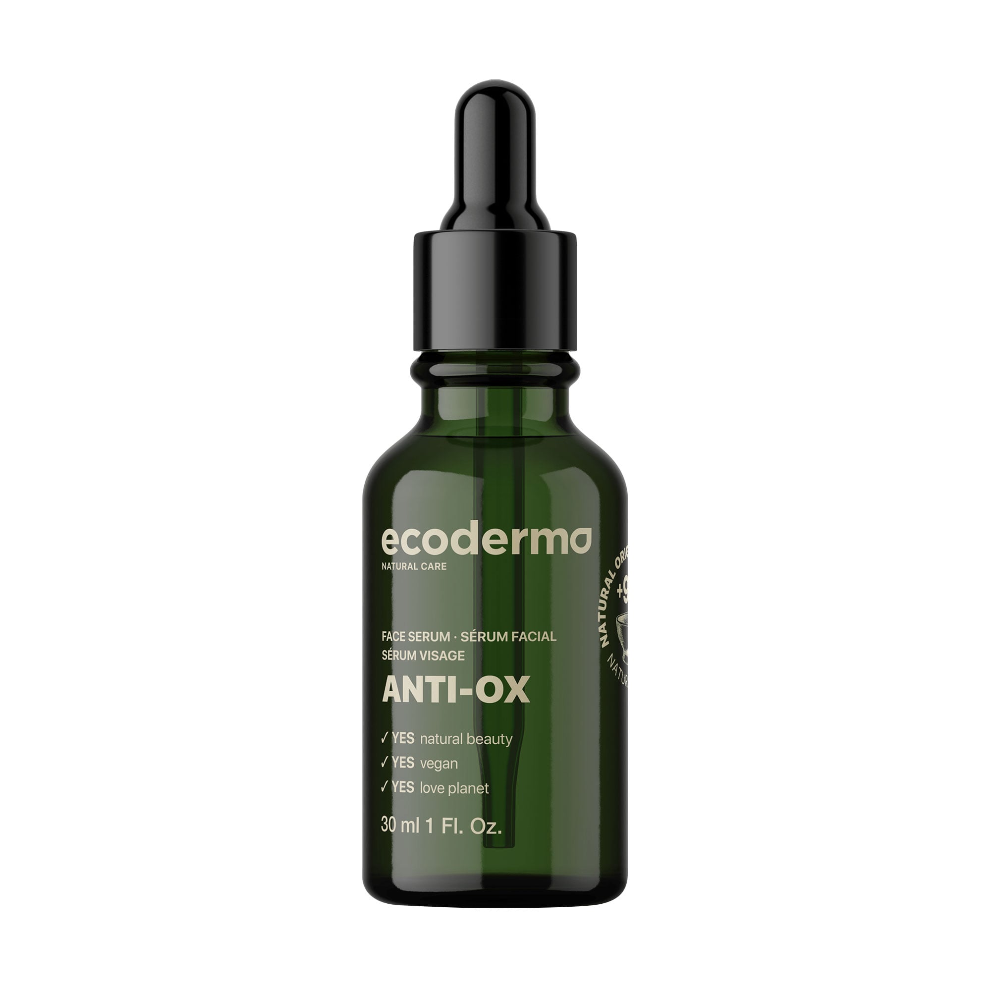 Антиоксидантна сироватка для обличчя Ecoderma Anti-Ox Face Serum з екстрактом червоних водоростей та сливи какаду, 30 мл