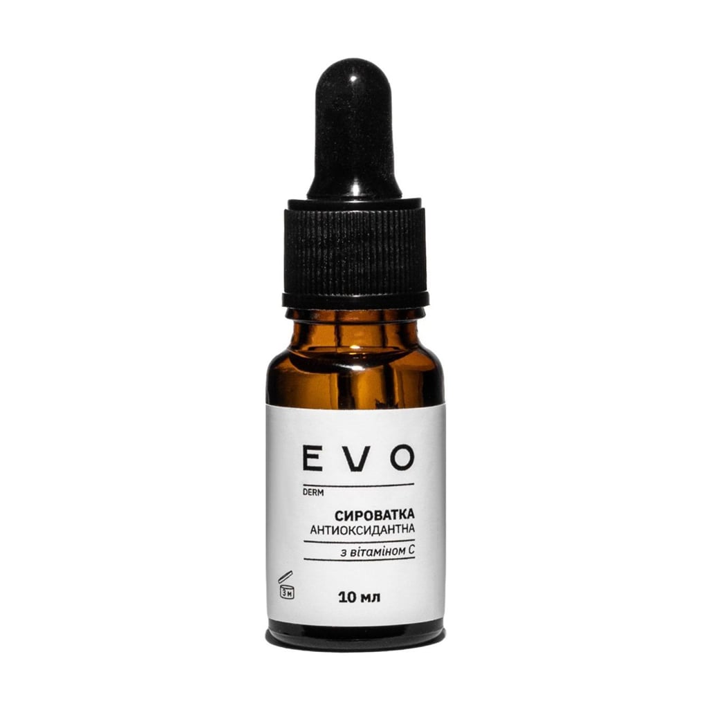 Антиоксидантна сироватка для обличчя EVO derm з вітаміном С, 10 мл