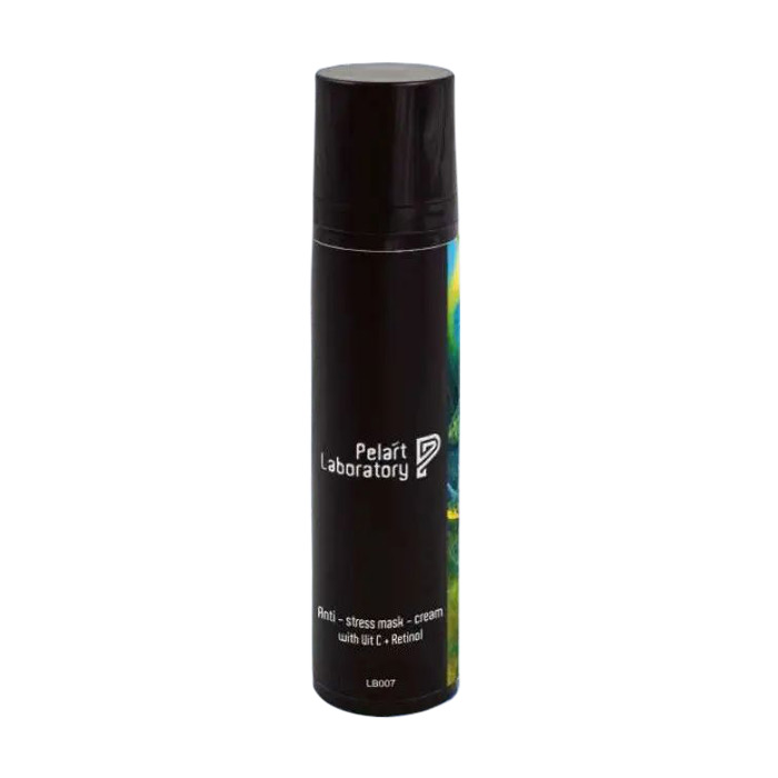 Антиоксидатна маска для обличчя Pelart Laboratory Anti-Stress Mask-Cream With Vit C + Retinol, 100 мл