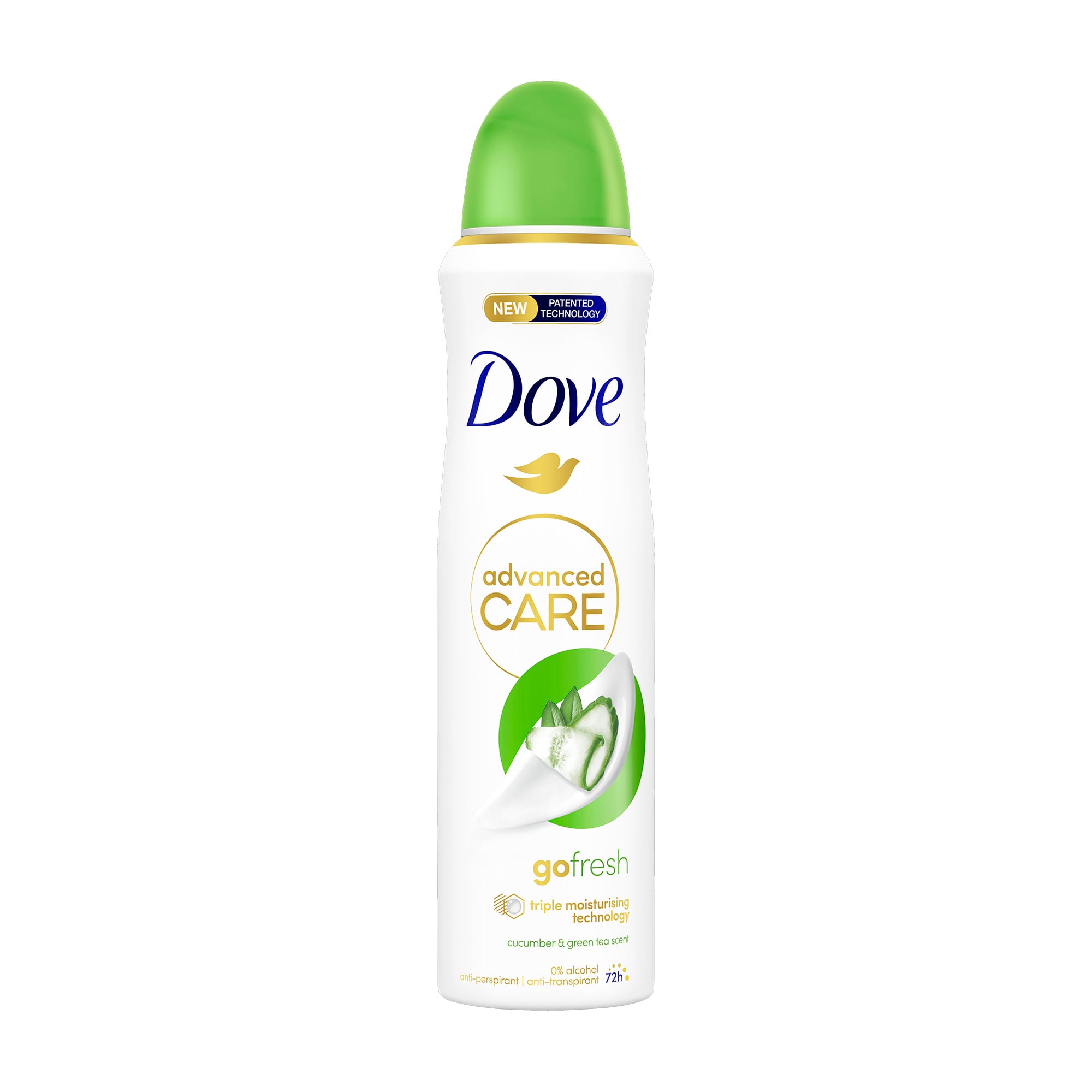 Антиперспірант-спрей Dove Advanced Care Go Fresh Cucumber&amp;Green Tea Scent жіночий, 150 мл