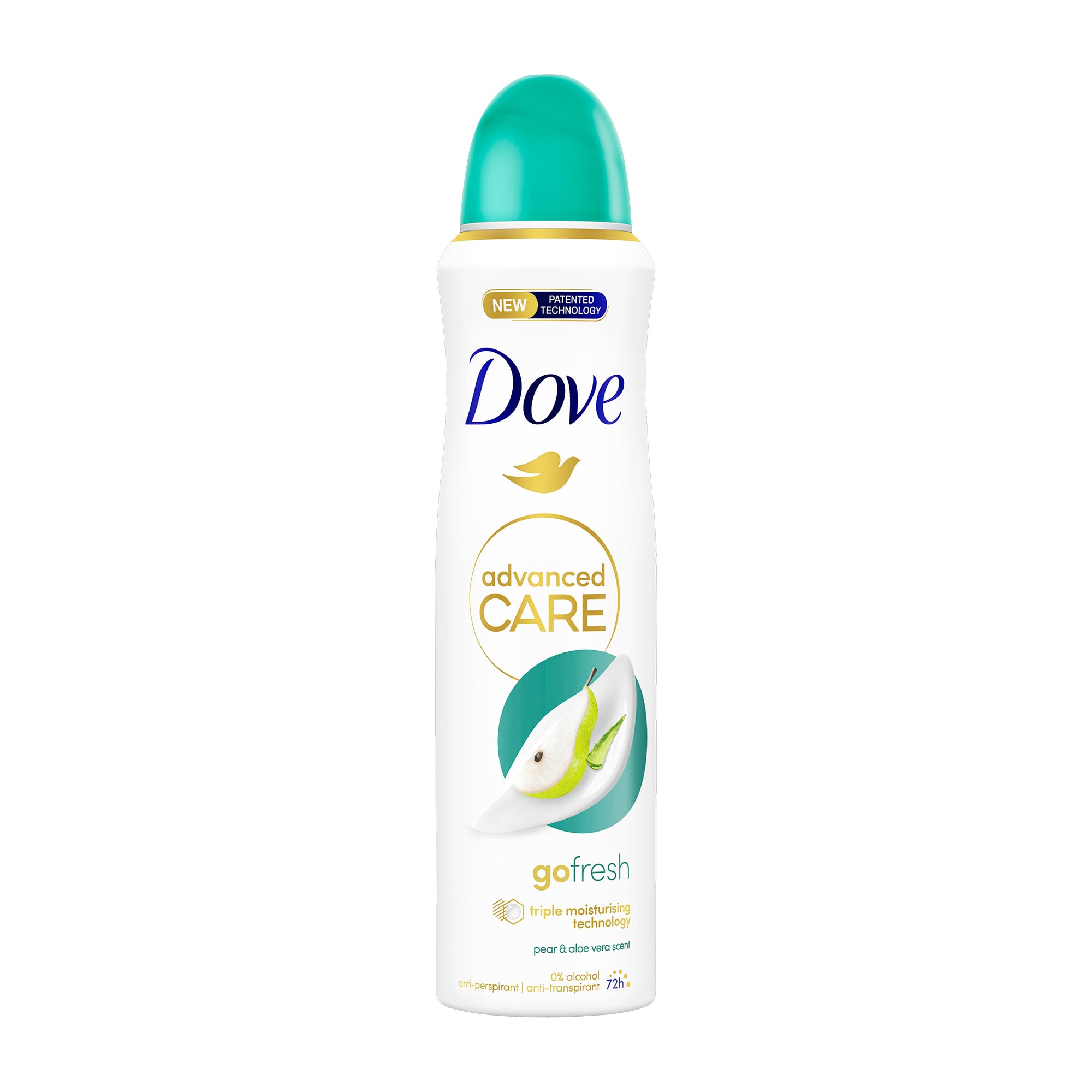 Антиперспірант-спрей Dove Advanced Care Go Fresh Pear &amp; Aloe Vera Scent з ароматом груші та алое вера, жіночий, 150 мл