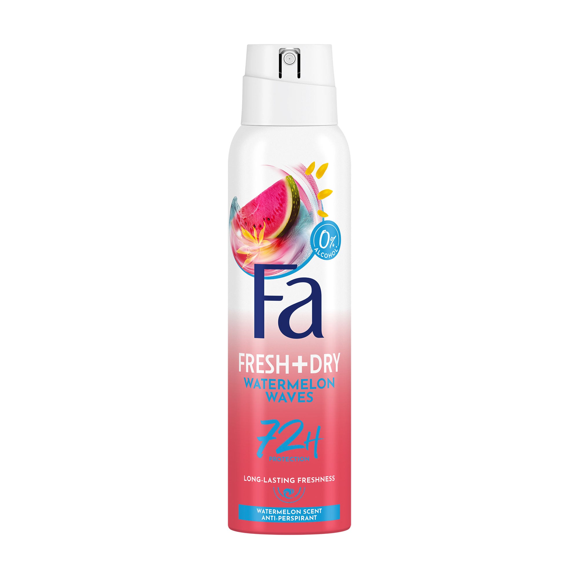 Антиперспірант-спрей Fa Fresh + Dry Watermelon Waves 72H з ароматом кавуна, жіночий, 150 мл