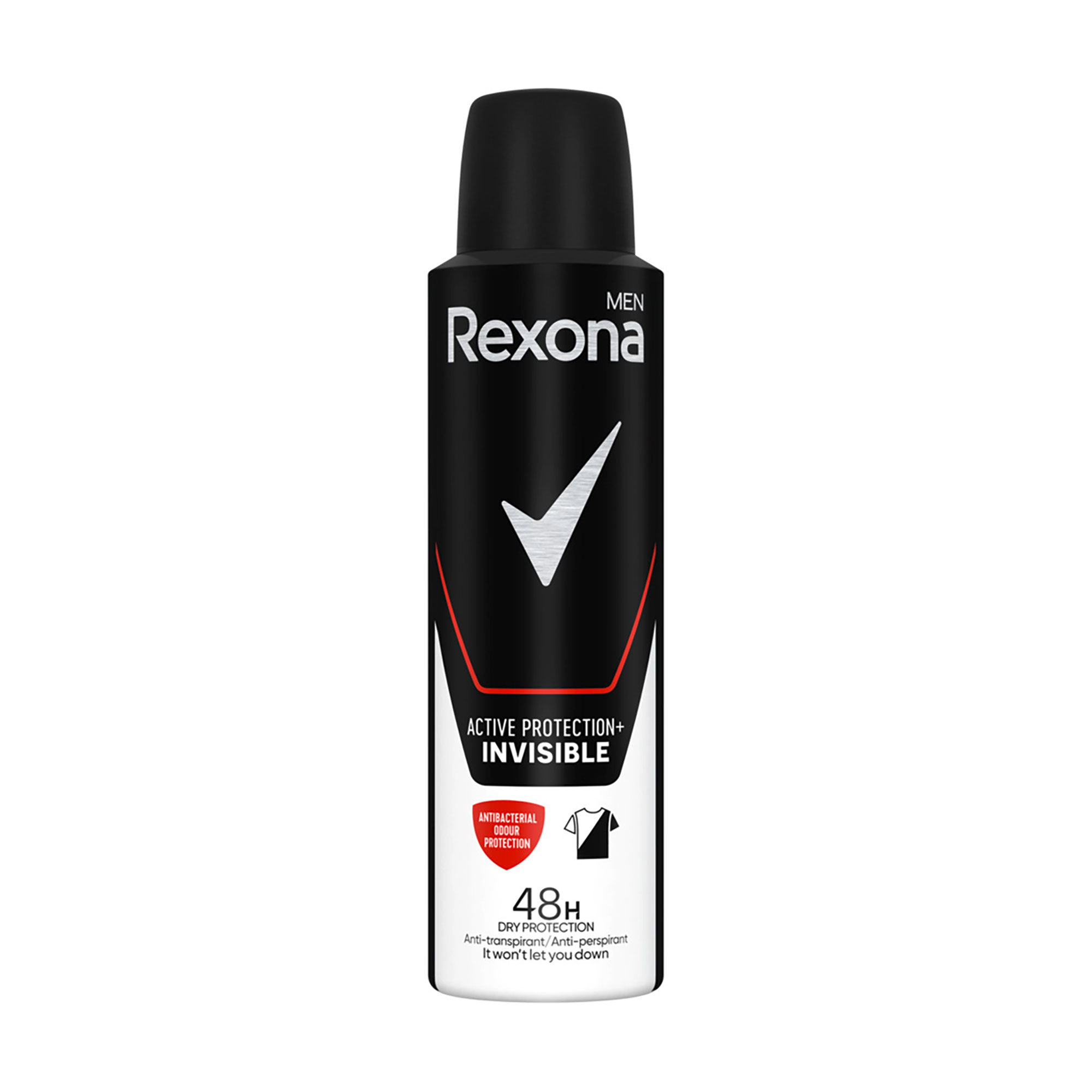 Антиперспірант-спрей Rexona Men Active Protection+ Invisible 48H чоловічий, 150 мл