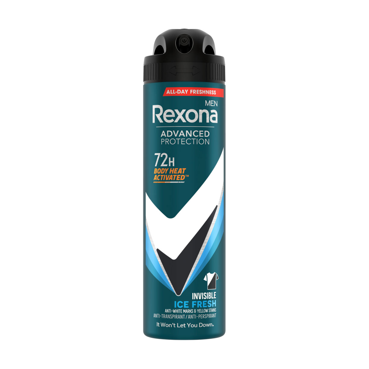 Антиперспірант-спрей Rexona Men Advanced Protection 72H Invisible Ice Fresh чоловічий, 150 мл