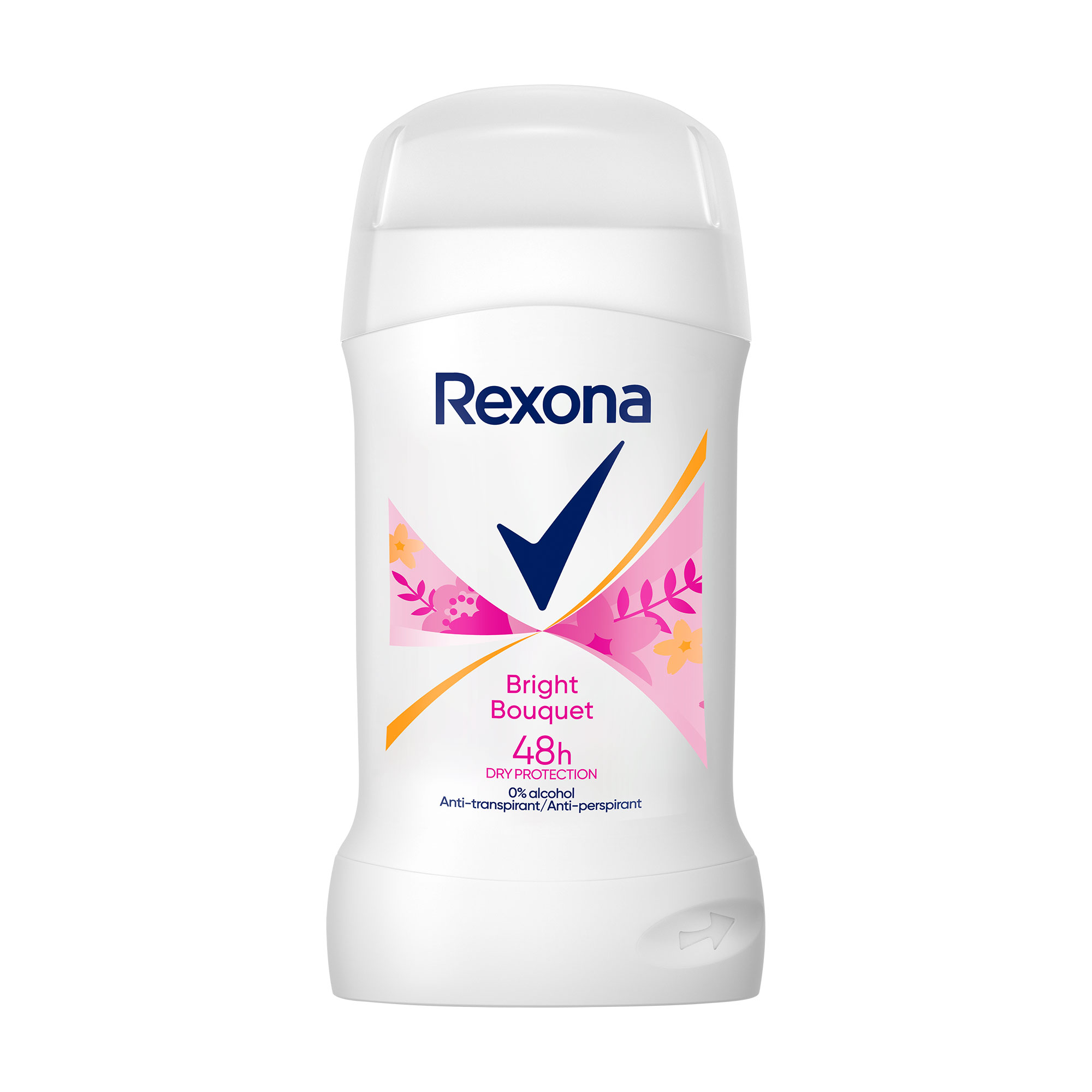 Антиперспірант-стік Rexona Bright Bouquet Яскравий букет, жіночий, 40 мл