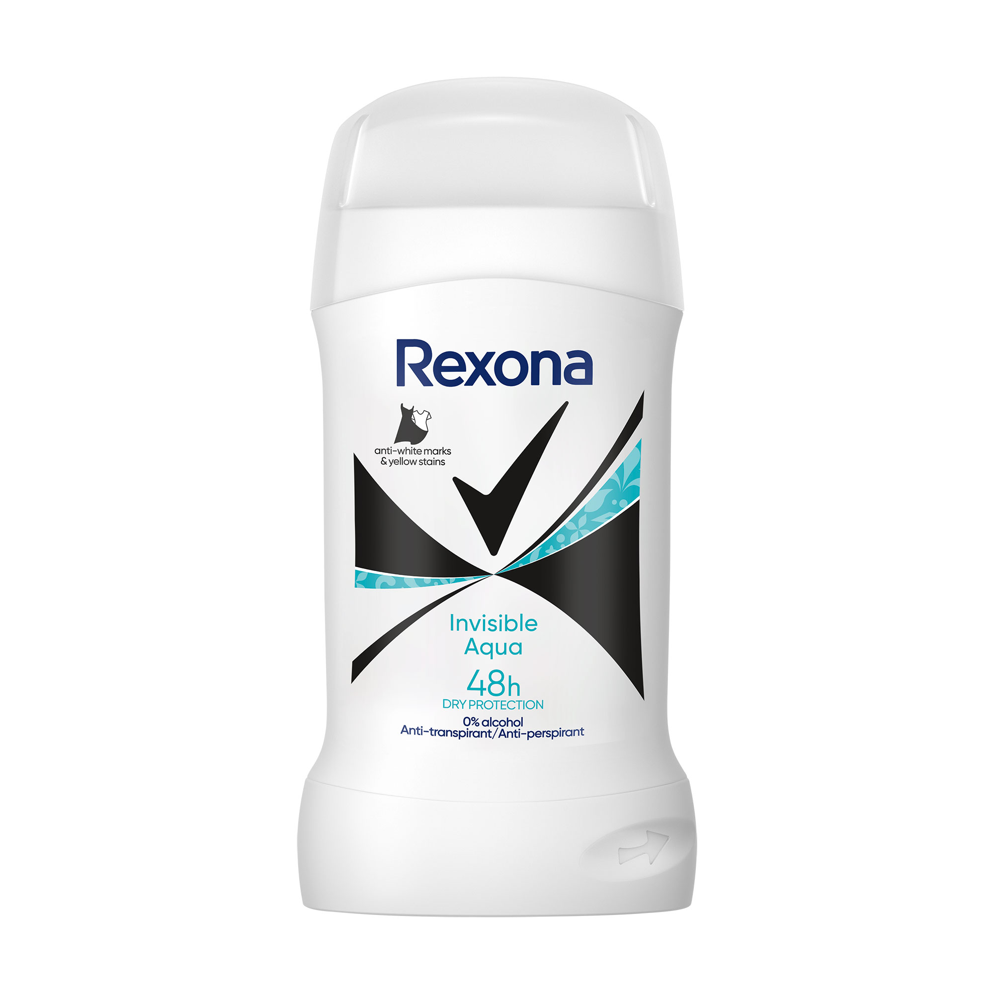 Антиперспірант-стік Rexona Invisible Aqua Прозорий кристал, жіночий, 40 мл