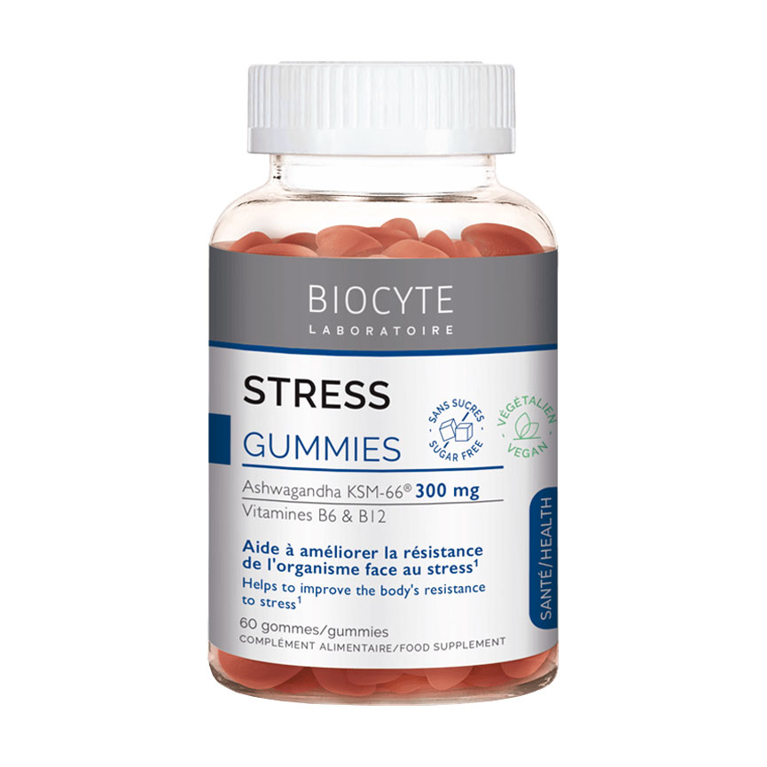 Антистрес Biocyte Stress Gummies, 60 жувальних цукерок