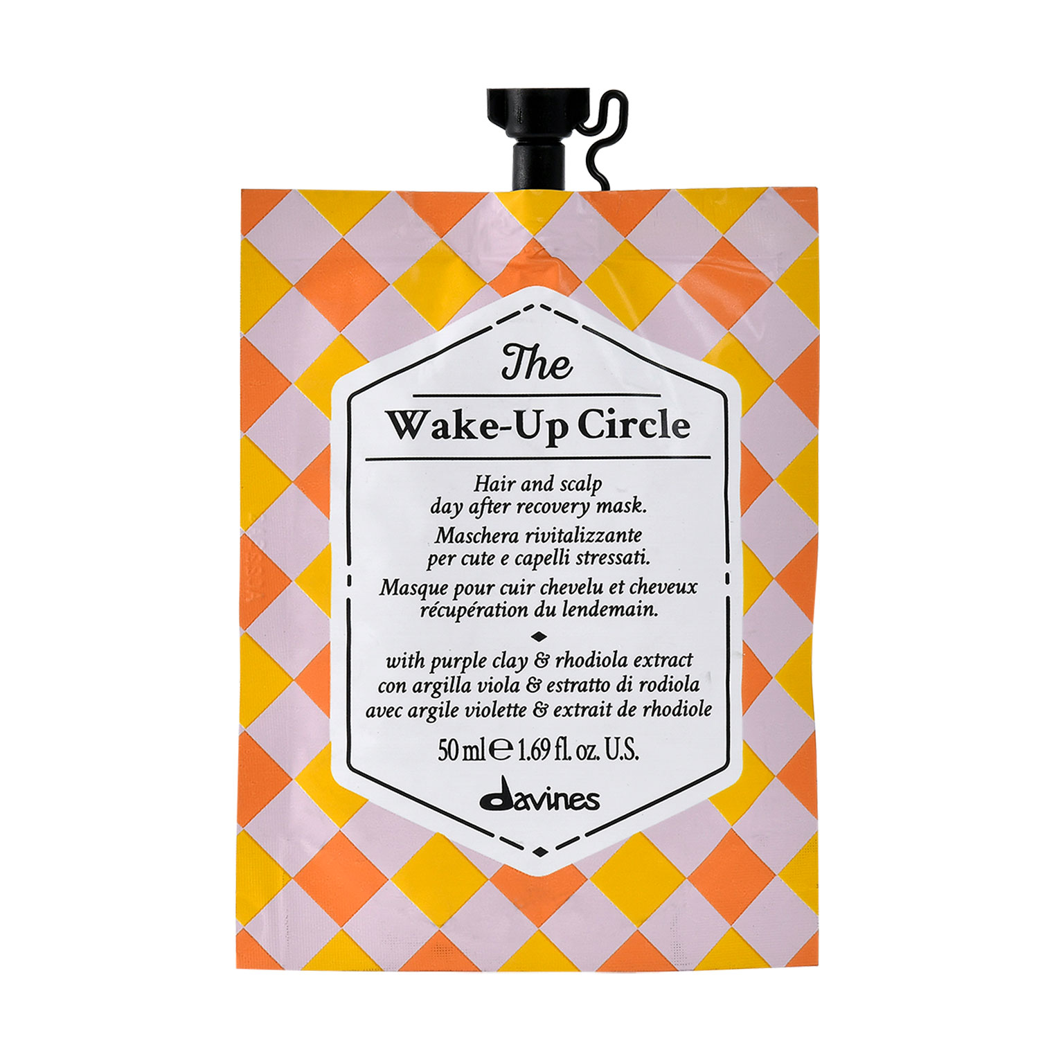Антистресова маска для волосся та шкіри голови Davines The Wake-Up Circle, 50 мл