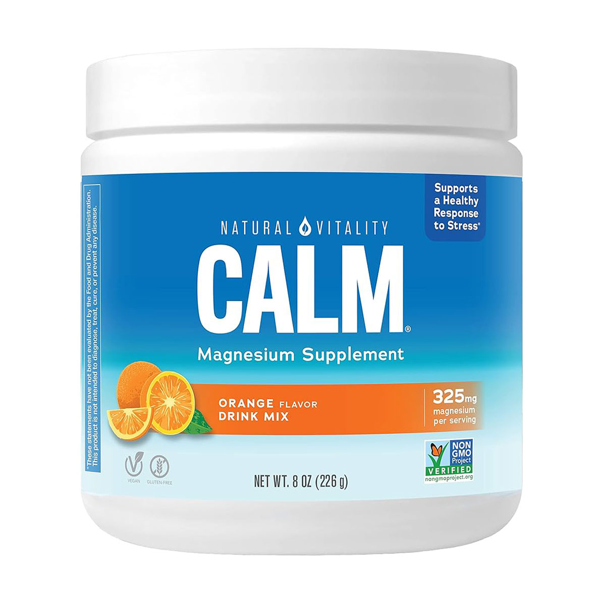 Антистресовий напій Natural Vitality CALM Orange Flavor в порошку, апельсин, 226 г