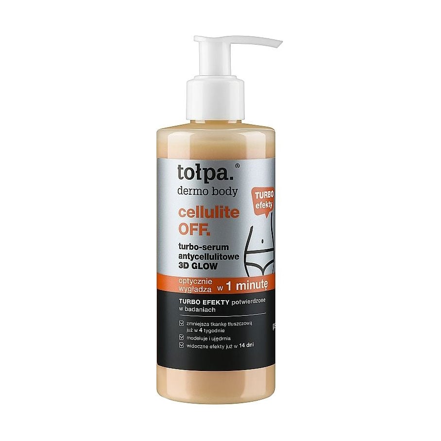 Антицелюлітна сироватка для тіла Tolpa Dermo Body Cellulite OFF. Turbo Serum, 250 мл