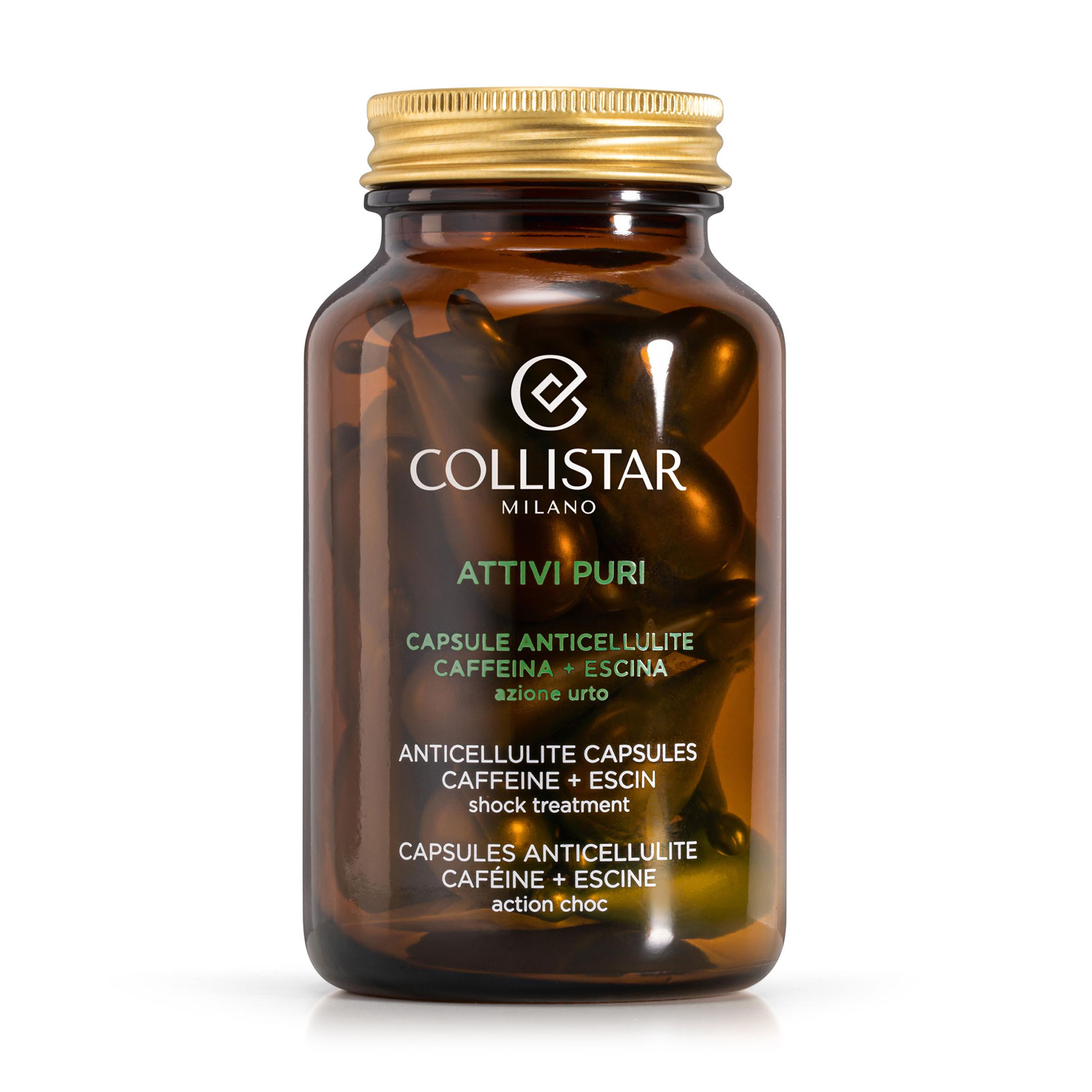 Антицелюлітні капсули Collistar Pure Actives Anticellulite Capsules Caffeine + Escin, 14*4 мл