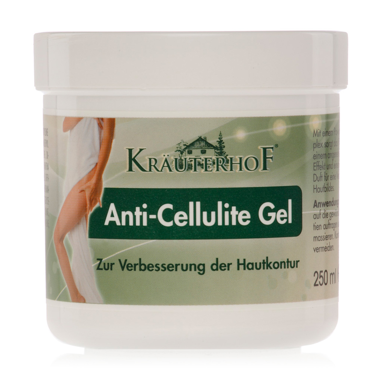 Антицелюлітний гель для тіла Krauterhof Anti Cellulite з зігрівальним ефектом, 250 мл