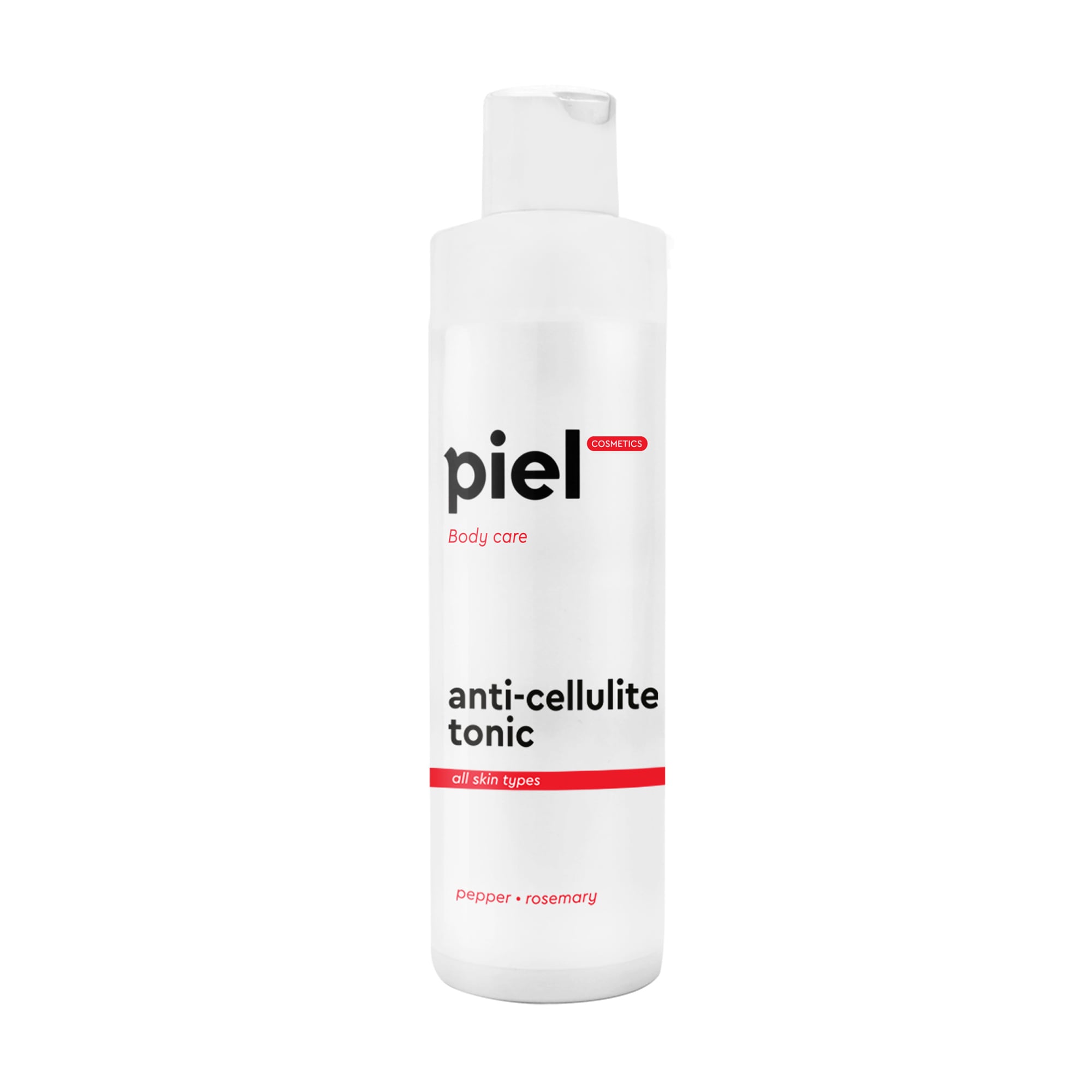 Антицелюлітний тонік для тіла Piel Cosmetics Body Care Anti-Cellulite Tonic з екстрактом перцю і розмарину, 250 мл