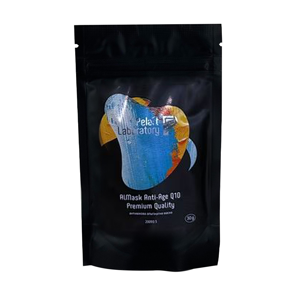 Антивікова альгінатна маска для обличчя Pelart Laboratory Anti-Age Q10 Premium Quality, 30 г