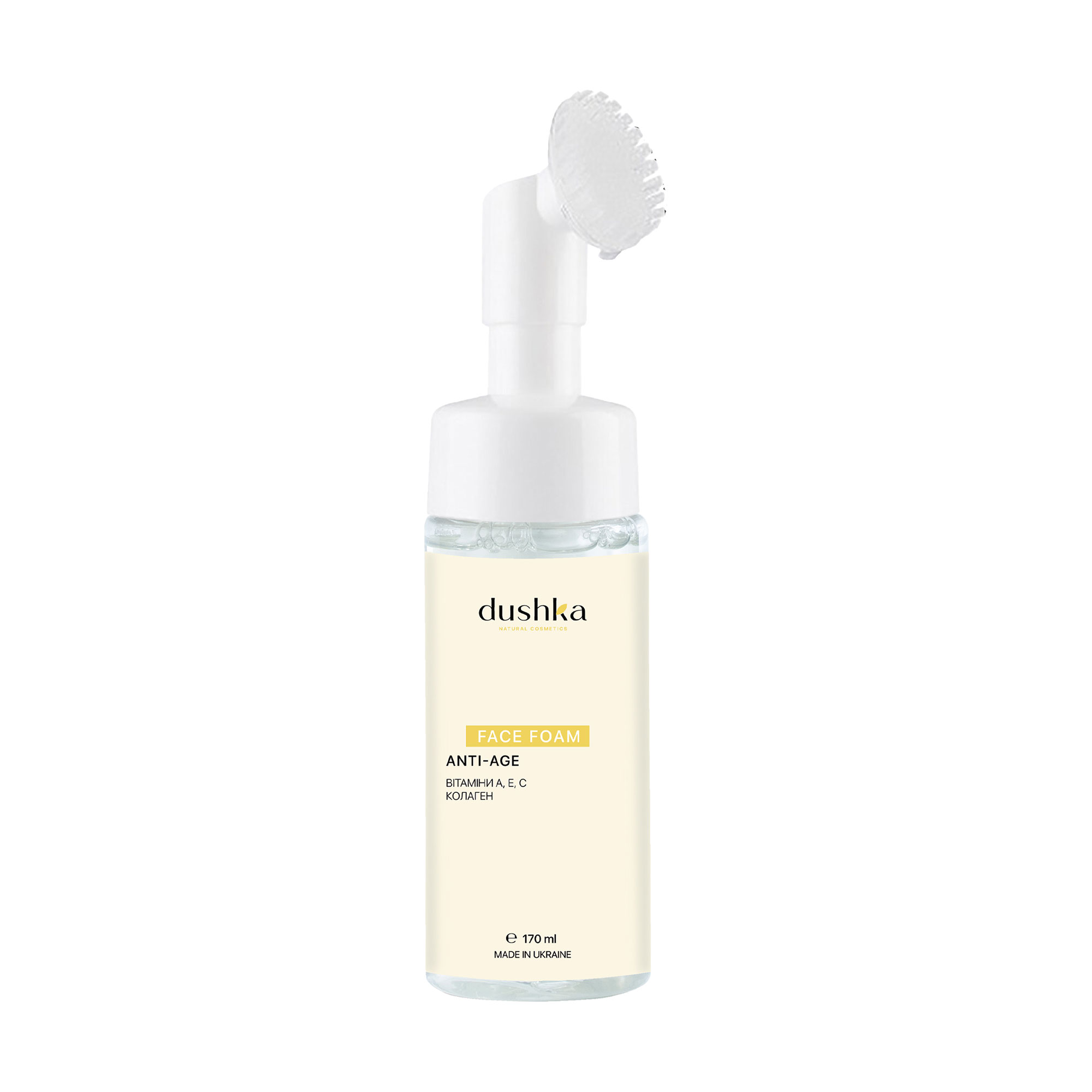 Антивікова пінка для вмивання Dushka Anti-Age Face Foam, 170 мл